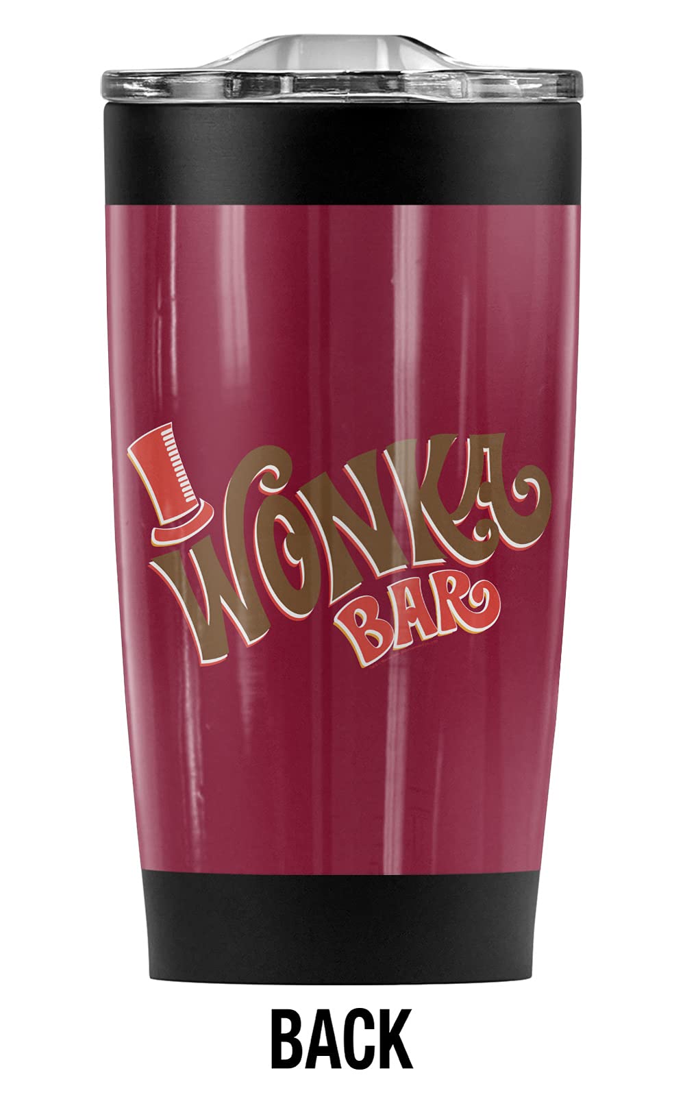 Willy Wonka Chocolate Factory 20oz Stainless Steel Tumbler - Vacuum Insulated Travel Mug with Leakproof Lid for Coffee & Cold Drinks | Perfect for Office, Commuting & Outdoor Adventures
