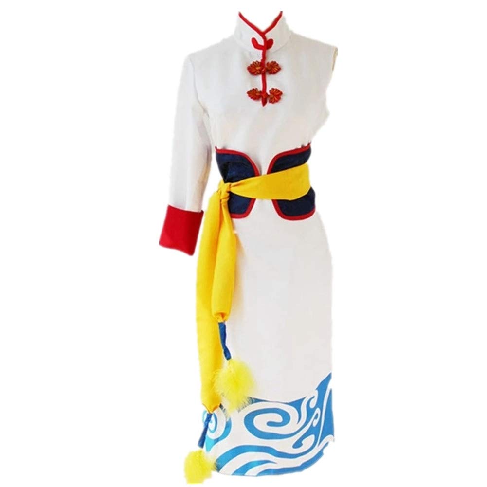 EChunchan Anime Gintama Kagura Cosplay Costume - Japanese School Uniform & Cheongsam Dress for Cosplay, Halloween, Anime Conventions & Themed Parties