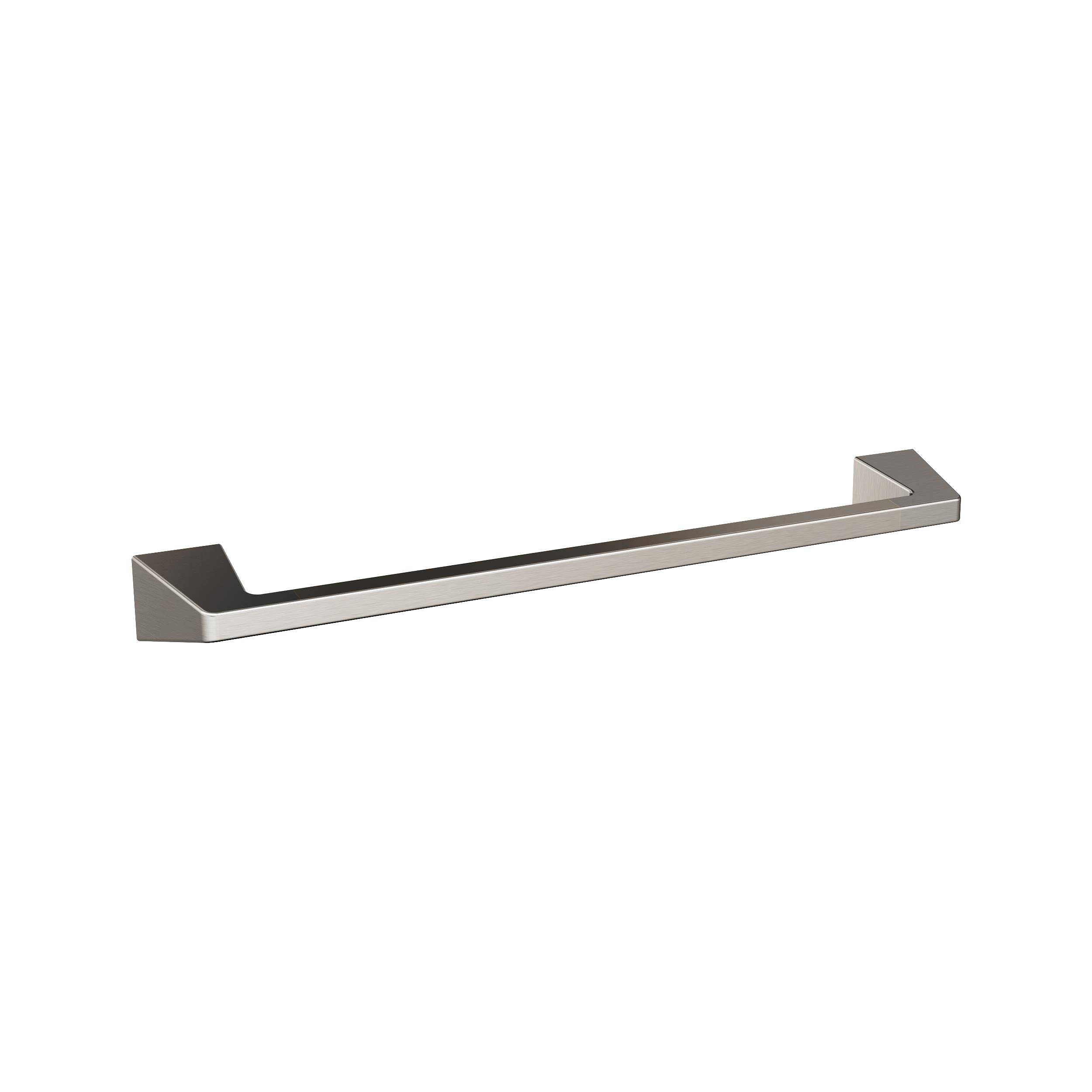 Amerock Brushed Nickel Blackrock 5-Piece Bathroom Accessories Set - Towel Bar, Robe Hook, Toilet Paper Holder, Soap Dish & Tumbler for Modern Bathroom Decor