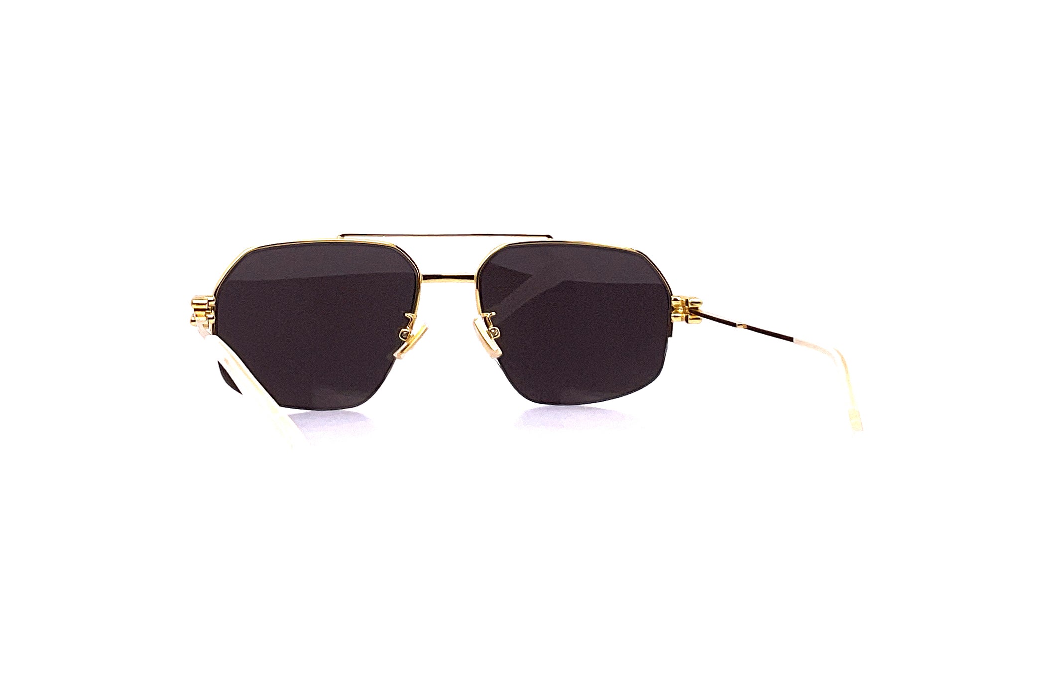 Bottega Veneta BV1127S (002) Sunglasses - Luxury Designer Shades for Women & Men - Perfect for Outdoor Activities, Travel & Fashion Accessories