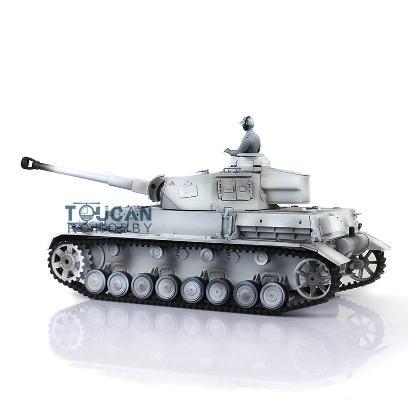 Henglong 1/16 Scale 7.0 Radio Control Tank 3859 - German Panzer IV F2 RC Model with 360° Rotating Turret, Steel Gearbox & Infrared Battle System - Perfect for Military Enthusiasts, Collectors and RC Hobbyists