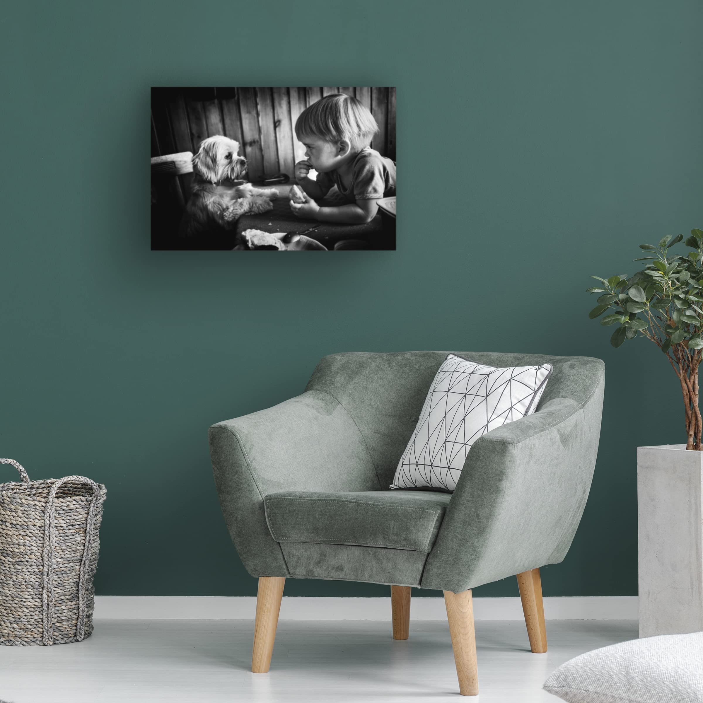 Trademark Fine Art 'Breakfast' Canvas Wall Art Print by Monika Strzelecka - Modern Kitchen Decor for Dining Room & Home Decor