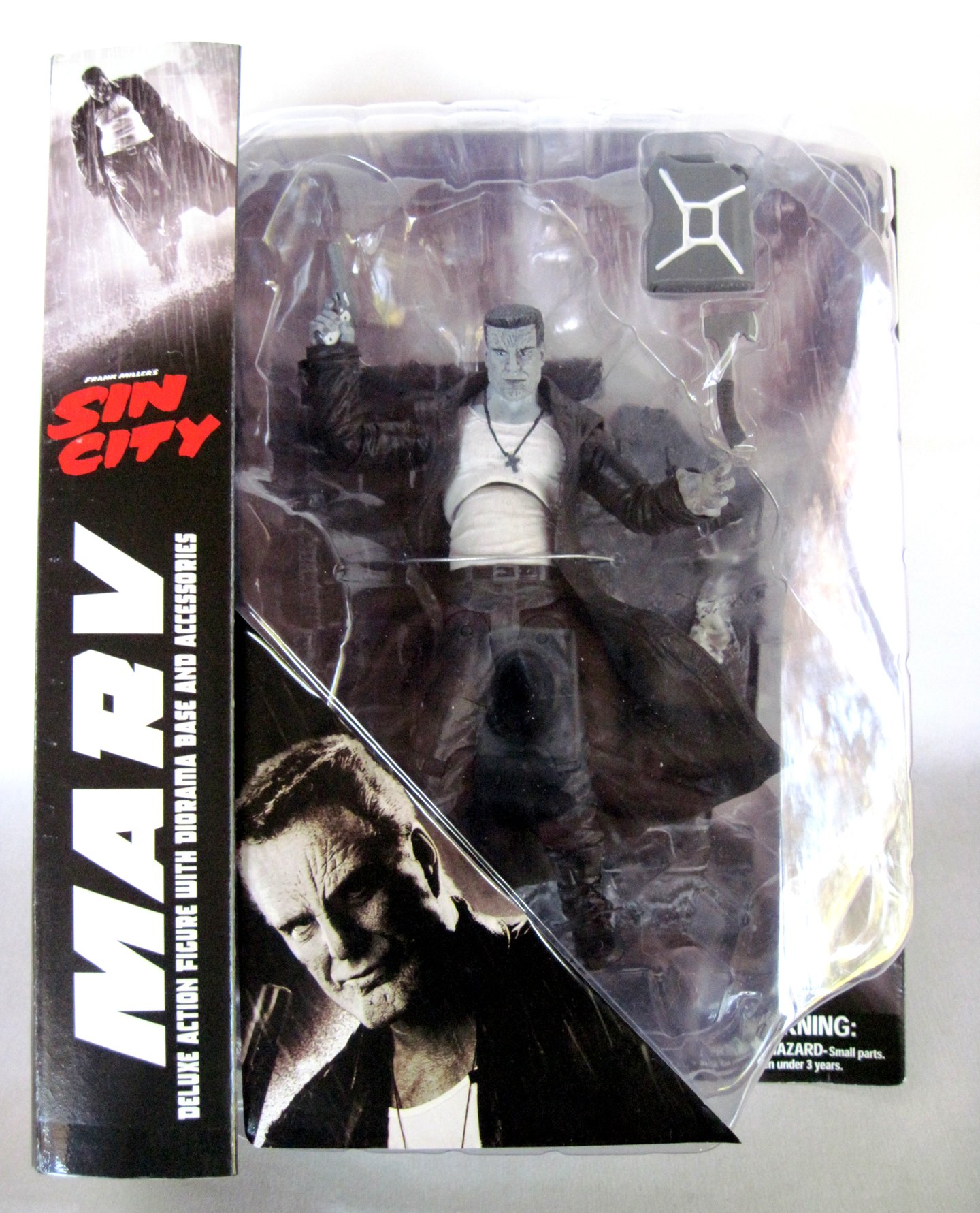 Diamond Select Toys Sin City Select: Marv 7-Inch Action Figure - Highly Detailed Collectible for Comic Book Fans & Movie Enthusiasts - Perfect for Display, Gifts, and Comic Conventions