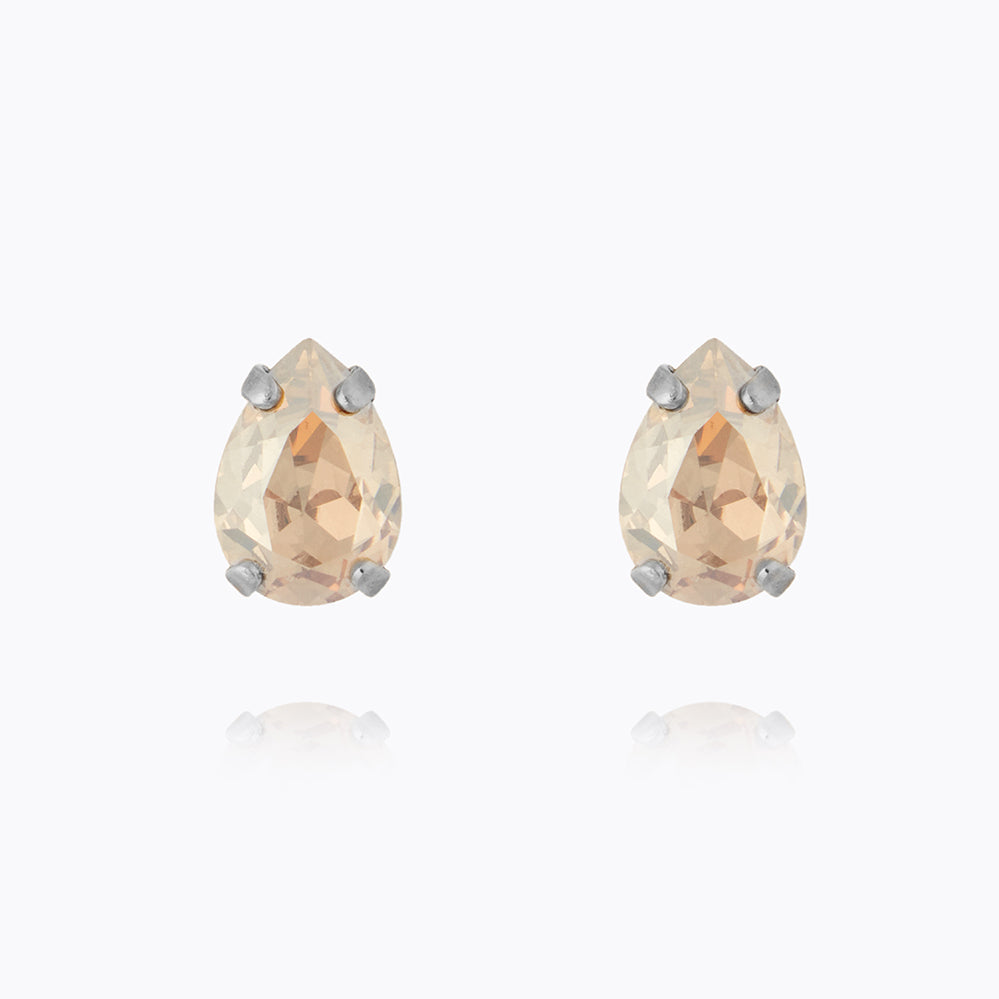 Elegant Petite Drop Earrings in Golden Shadow - Perfect for Weddings, Parties & Everyday Wear