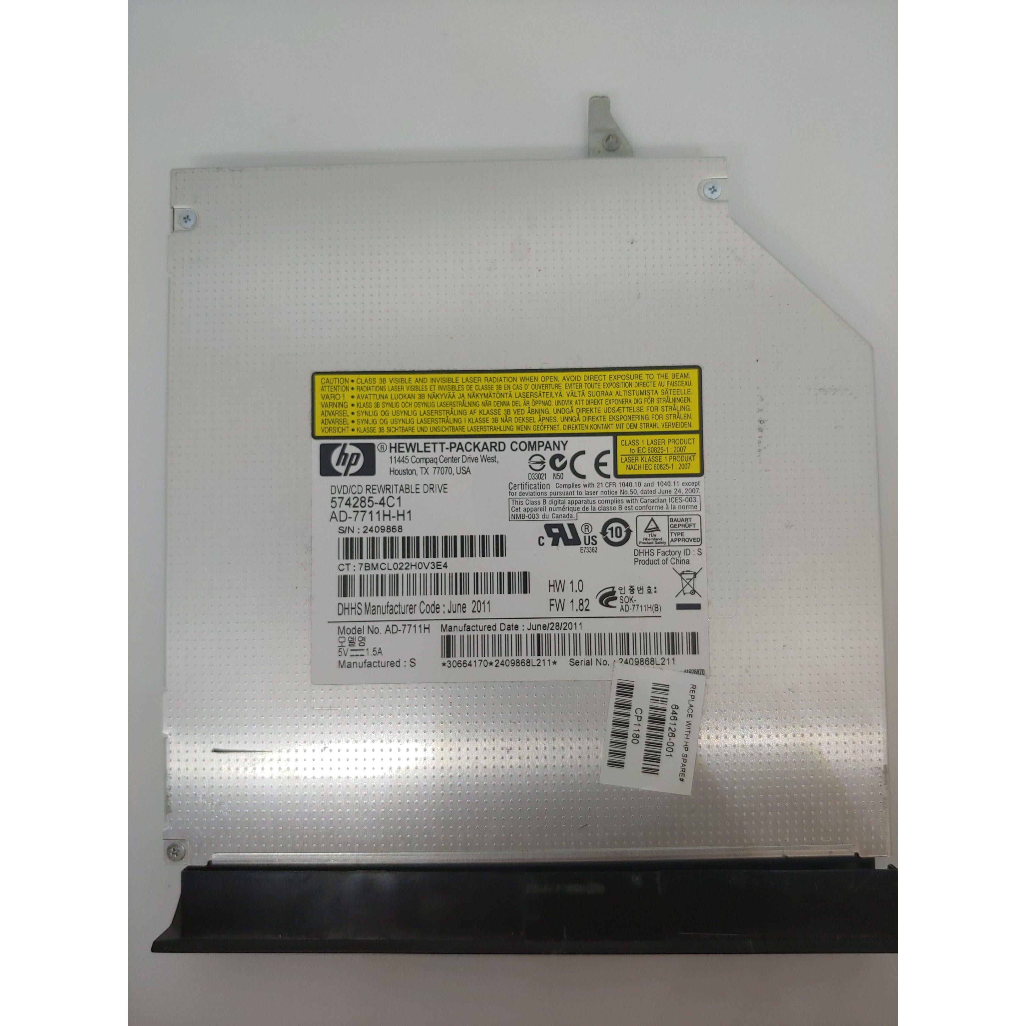 HP AD-7711H DVD±RW Optical Drive - Replacement Laptop DVD Burner for HP/Compaq | Perfect for Data Backup, Media Playback & Software Installation