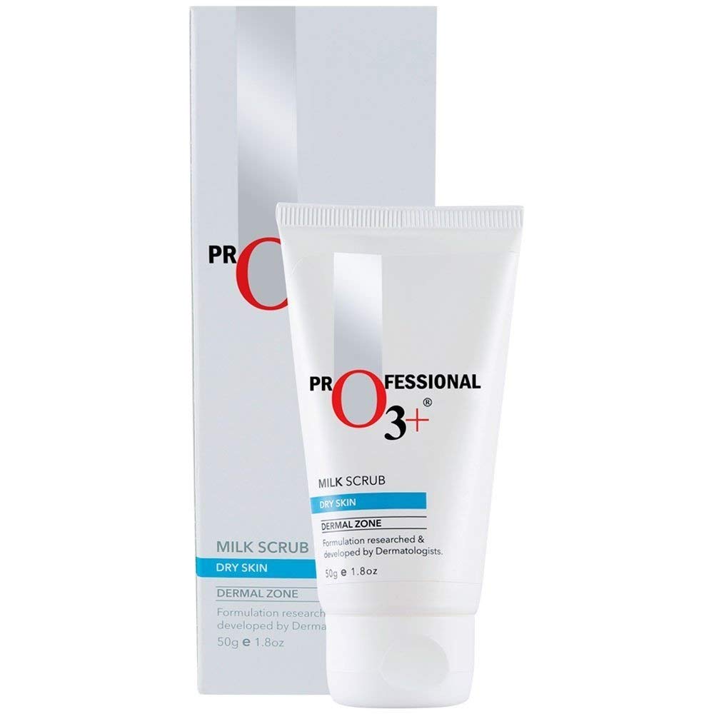 O3+ Milk Scrub with Macadamia Nut Extracts - Exfoliating Face & Body Scrub for Clean, Bright Skin | Perfect for Dry Skin & Spa Day Self Care