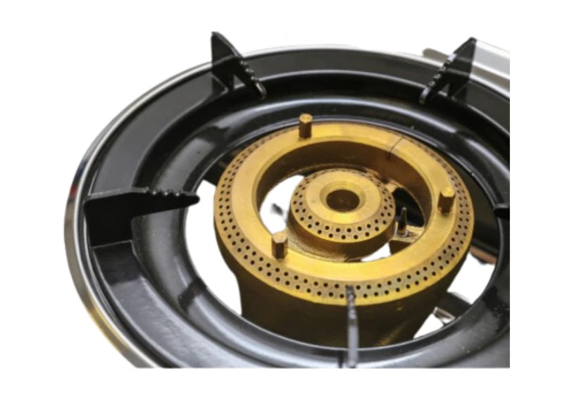 Crown 318 Portable Table Top Gas Stove - Dual Fuel LPG/NG Compatible for Camping, Outdoor Cooking & Emergency Use