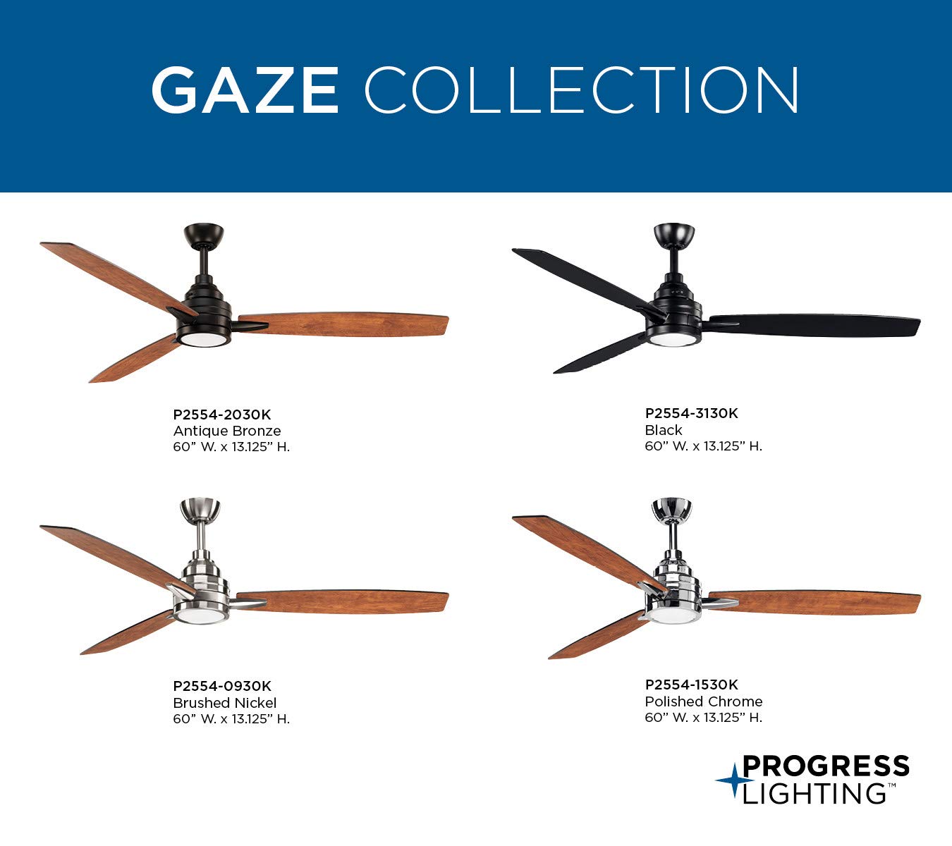 Progress Lighting Gaze Collection 60