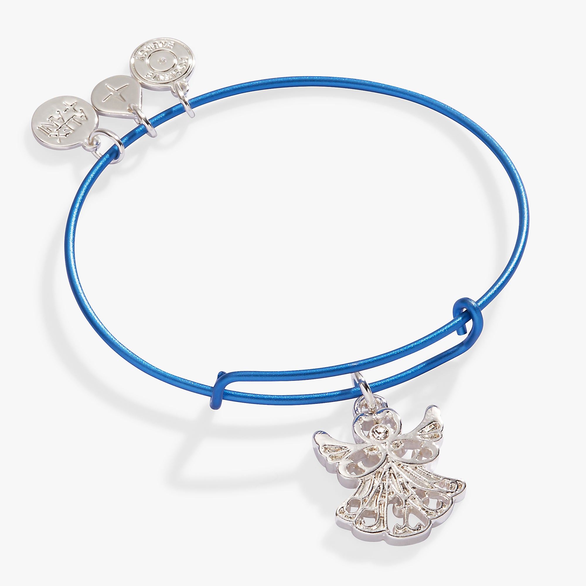 Colorful Holiday Angel Charm Bangle Bracelet - Christmas Gift for Women, Girls - Perfect for Parties, Festive Events & Holiday Celebrations