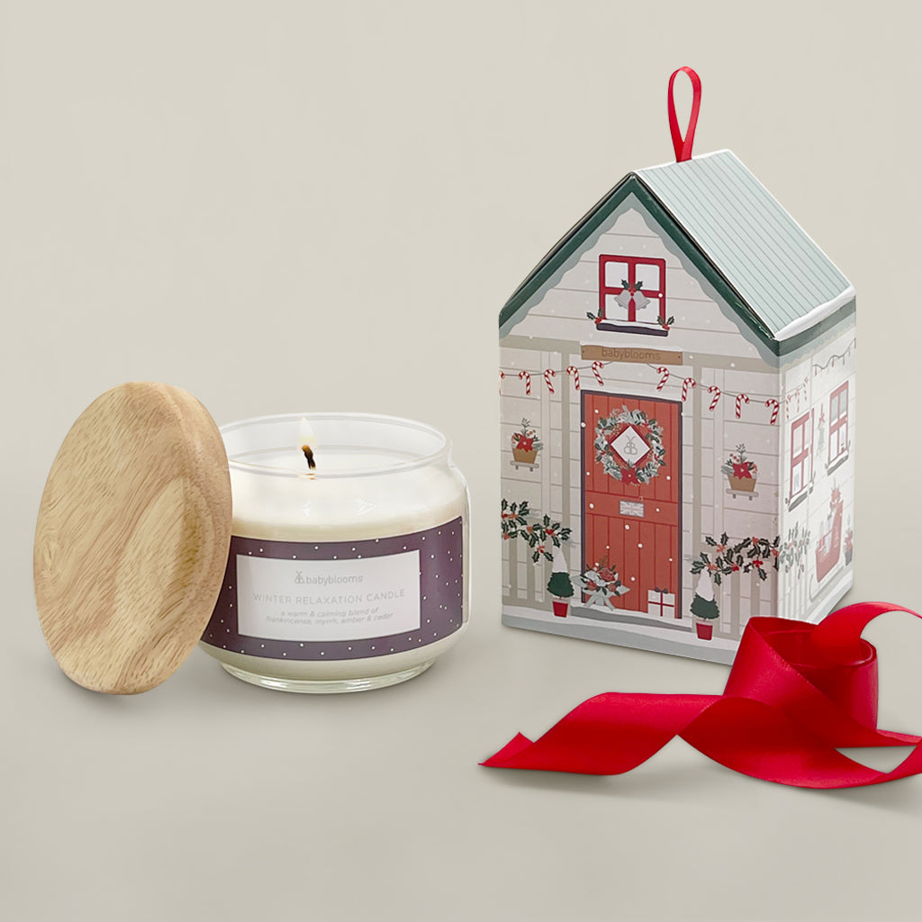Winter Relaxation Scented Candle - Aromatherapy for Stress Relief & Cozy Home Ambience | Perfect for Meditation, Bath Time & Holiday Decor