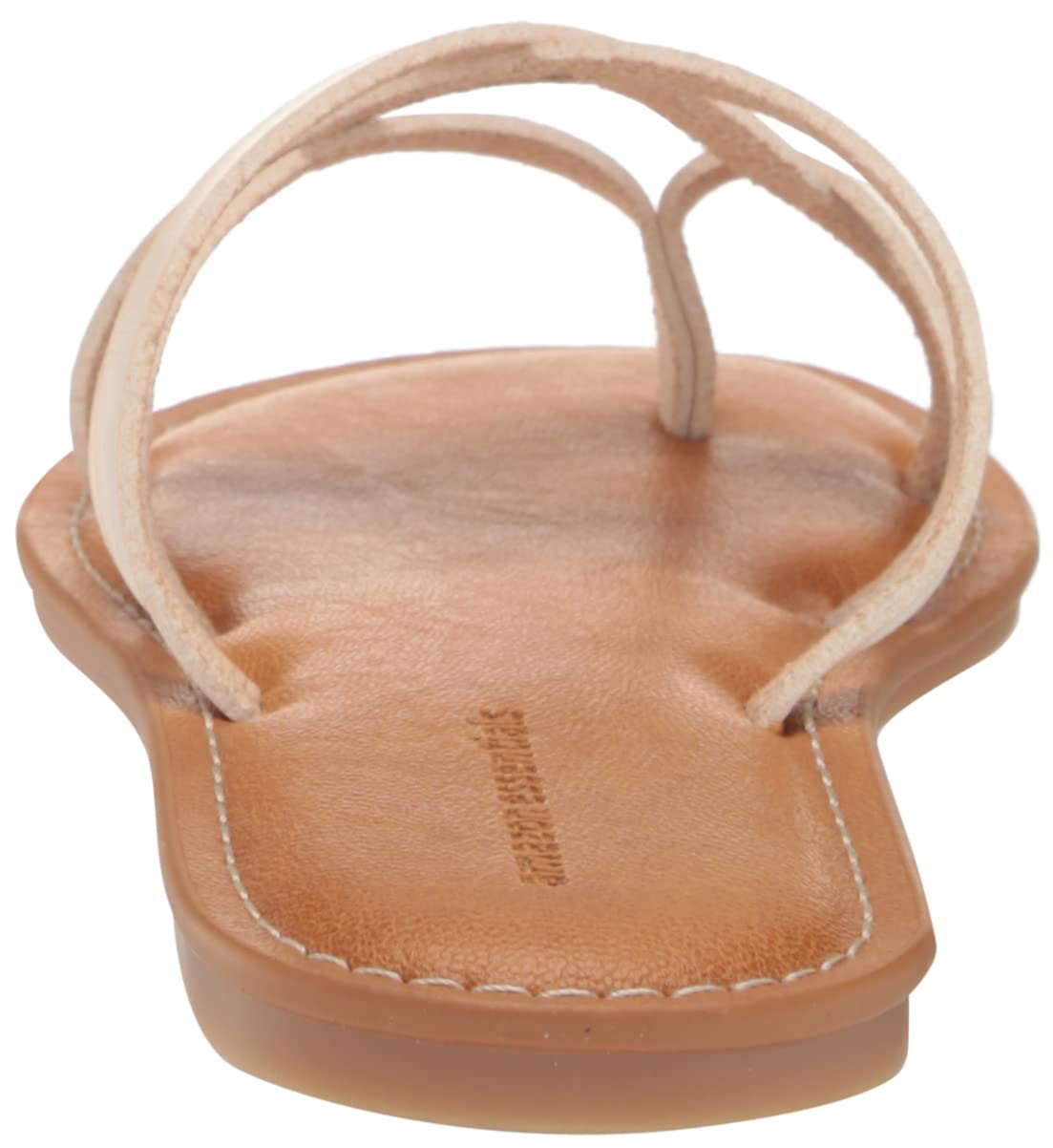 Amazon Essentials Women's Strappy Slide Flat Sandal - Comfortable Summer Casual Shoes for Beach, Pool, and Everyday Wear