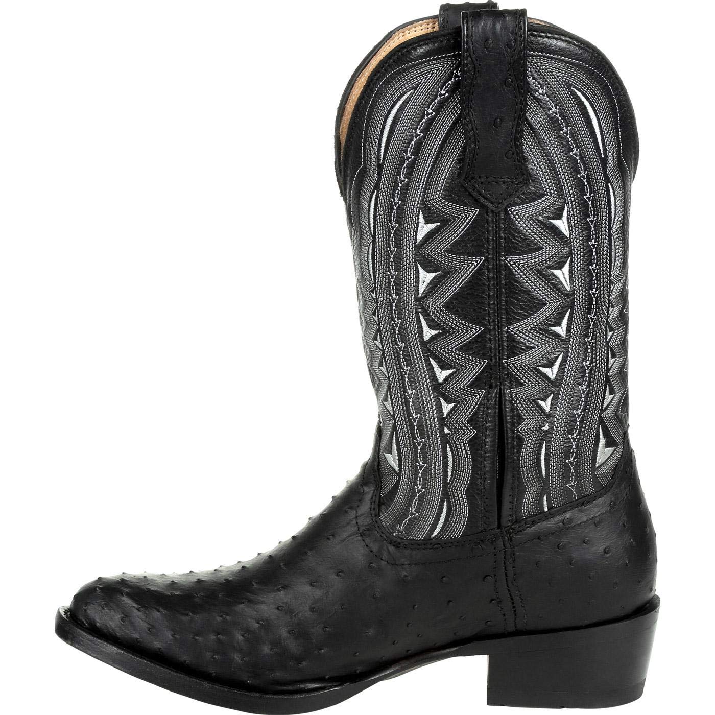 Durango Men's Premium Exotics Western Boots - Genuine Leather Cowboy Boots for Men, Comfortable & Durable Riding Boots - Perfect for Country Dancing, Rodeo, and Outdoor Adventures