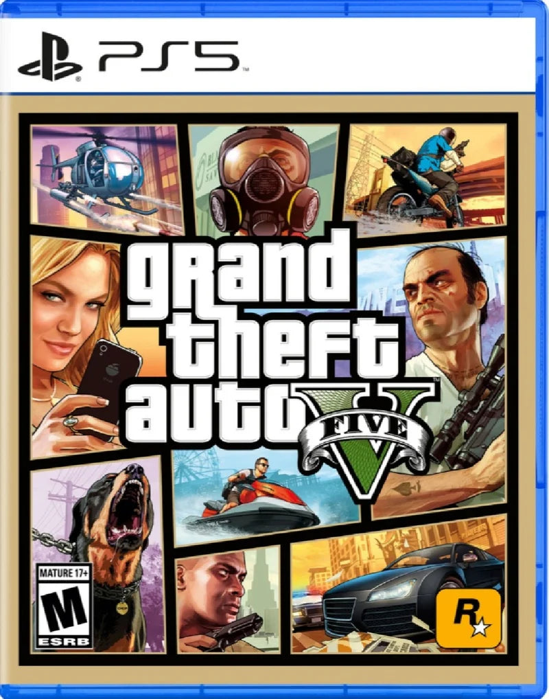 PS5 Grand Theft Auto V - Open World Action Adventure Game for PlayStation 5 | Experience Crime, Racing & Story Missions | Perfect for Gaming Enthusiasts & GTA Fans