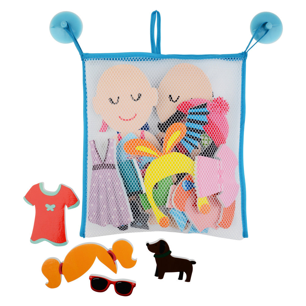 Buddy & Barney Dress Up Bath Time Foam Stickers - 32 Pieces Fun Bathtub Toys for Kids, Toddlers & Babies - Perfect for Creative Play, Bath Time Learning & Sensory Development