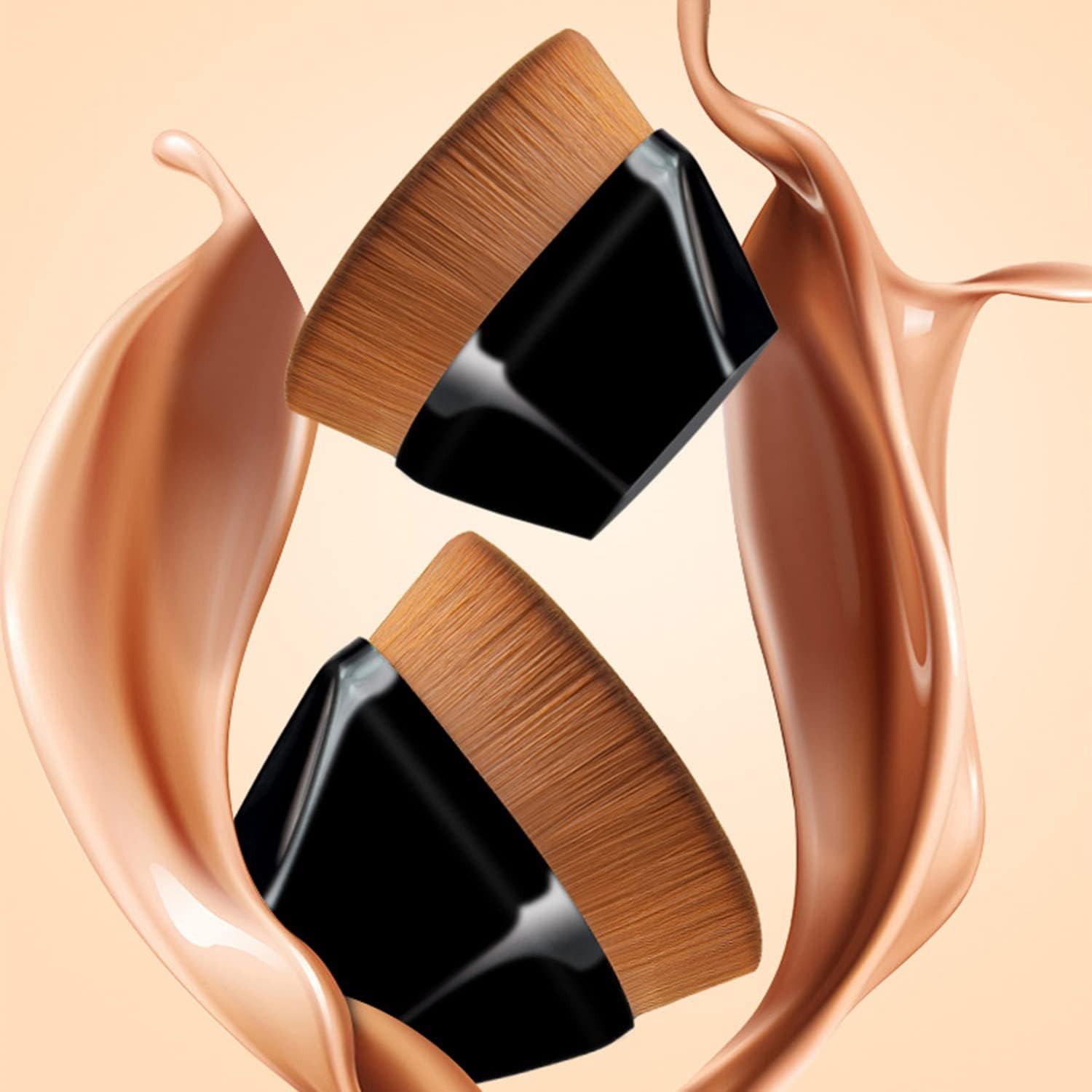 GOSK ENTERPRISE Professional Foundation Makeup Brush - Soft Blending Brush for Liquid, Cream & Blush | Perfect for Everyday Makeup & Professional Use | Ideal for Women's Beauty Routine & Makeup Artists