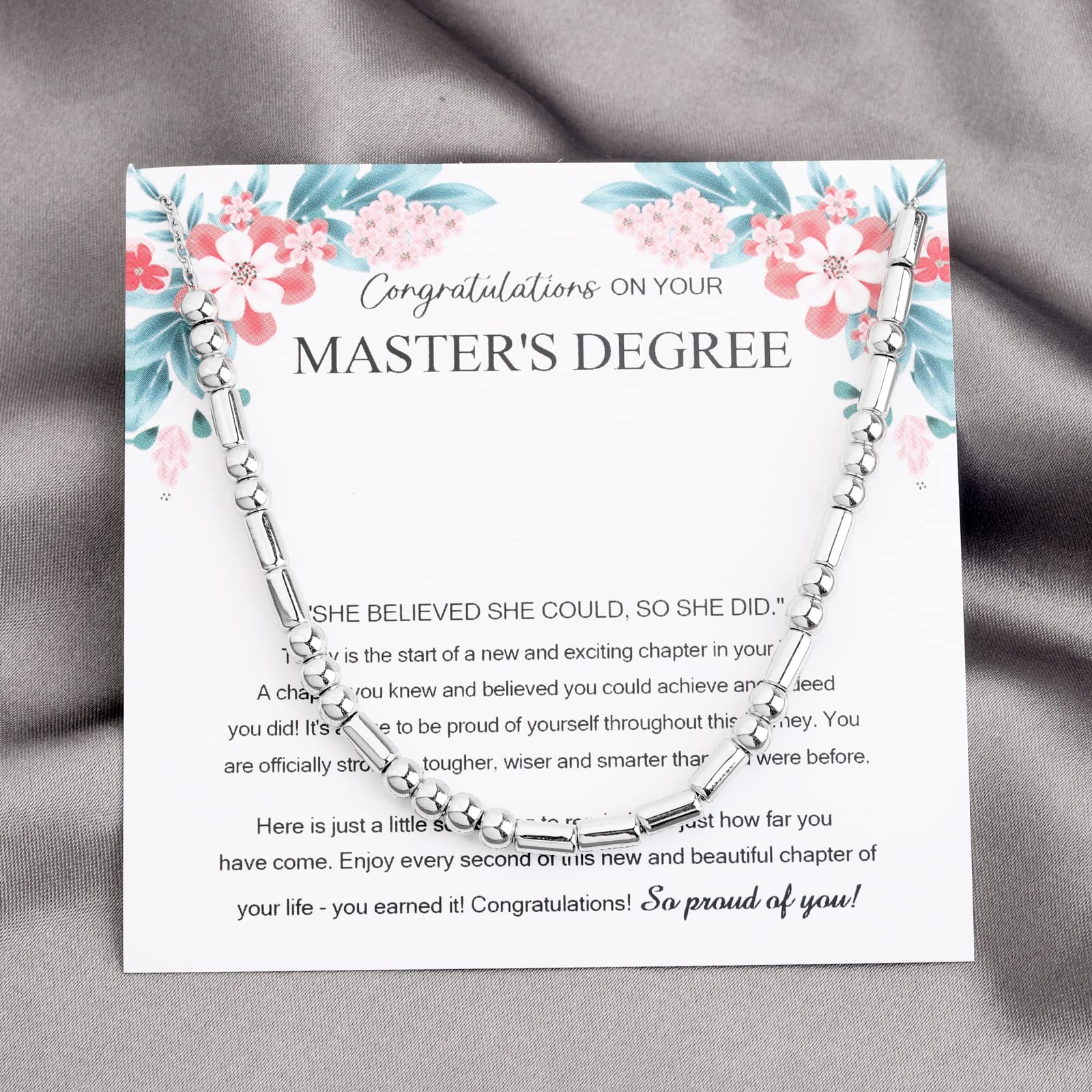 TIIMG Masters Graduation Gifts - Inspirational & Encouraging Present for Master's Degree Graduates - Perfect for Graduation Parties, Celebrations & Academic Achievements