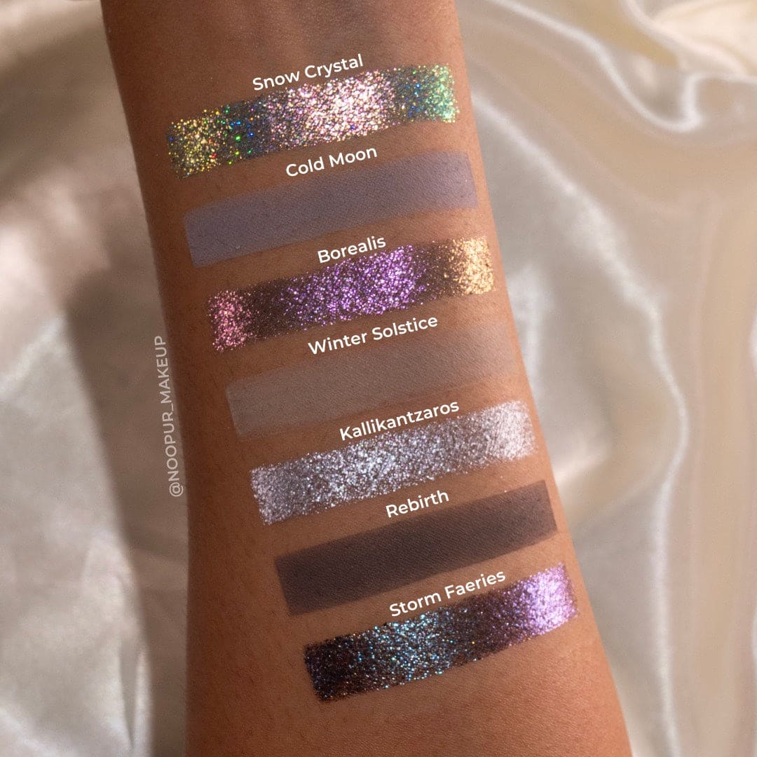 Cold Moon Eyeshadow Palette - 12 Highly Pigmented Matte & Shimmer Shades for Stunning Eye Makeup | Perfect for Day & Night Looks, Parties & Special Occasions