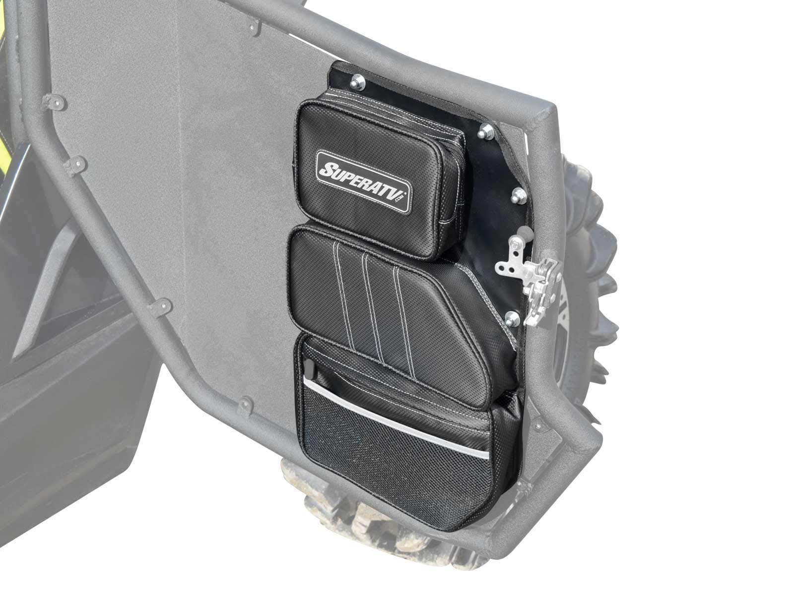 SuperATV Heavy-Duty Door Bags for 2011-2020 Can-Am Commander UTV | 2-Pack Storage Pouches | Fits Steel Doors Only | Perfect for Off-Roading, Hunting & Trail Riding Accessories