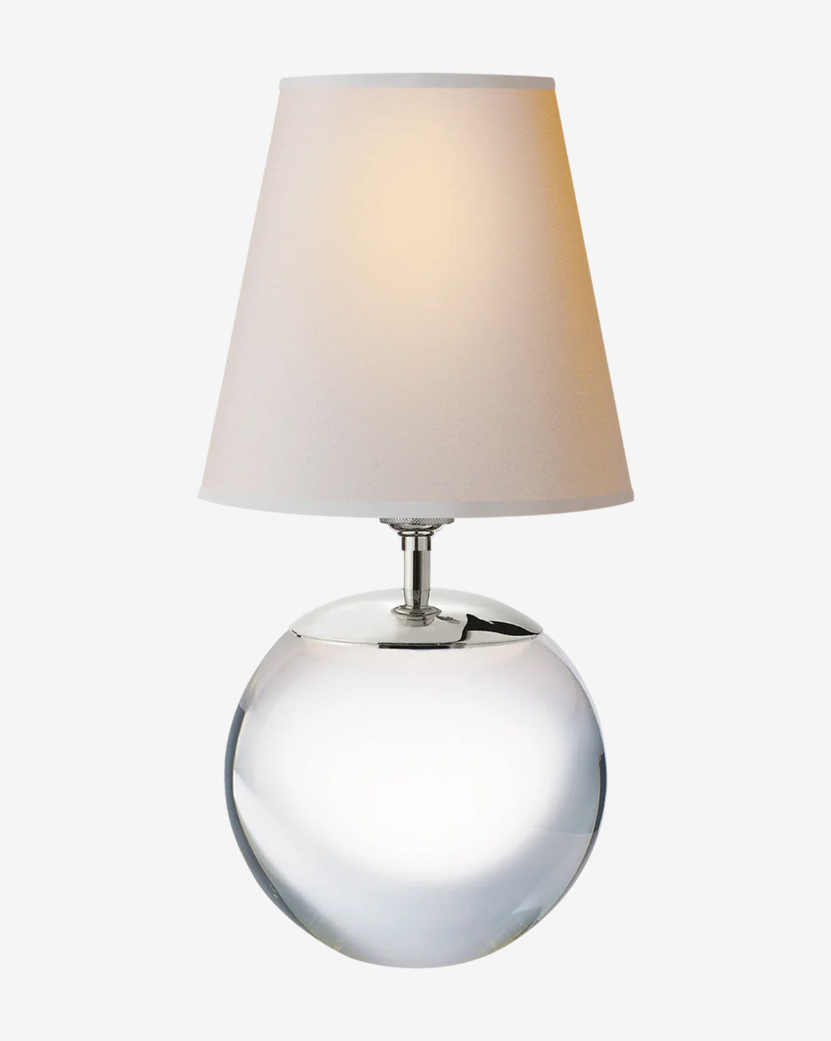 Terri Round Table Lamp - Modern LED Nightstand Light for Bedroom, Living Room & Office - Warm White & Adjustable Brightness