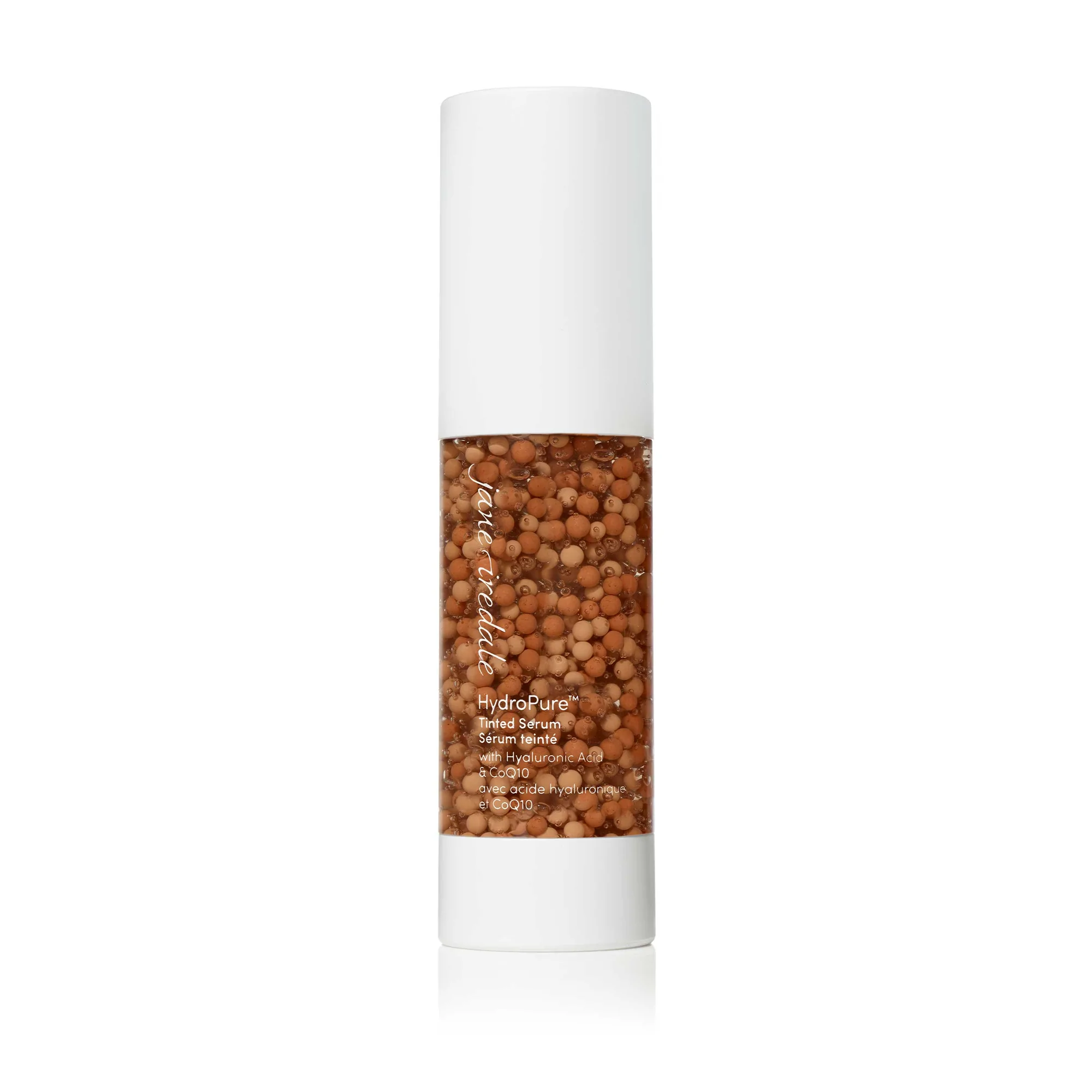 Jane Iredale HydroPure Tinted Serum with Hyaluronic Acid & CoQ10 - Hydrating, Anti-Aging Face Makeup for Dry Skin | Perfect for Daily Wear & Special Occasions