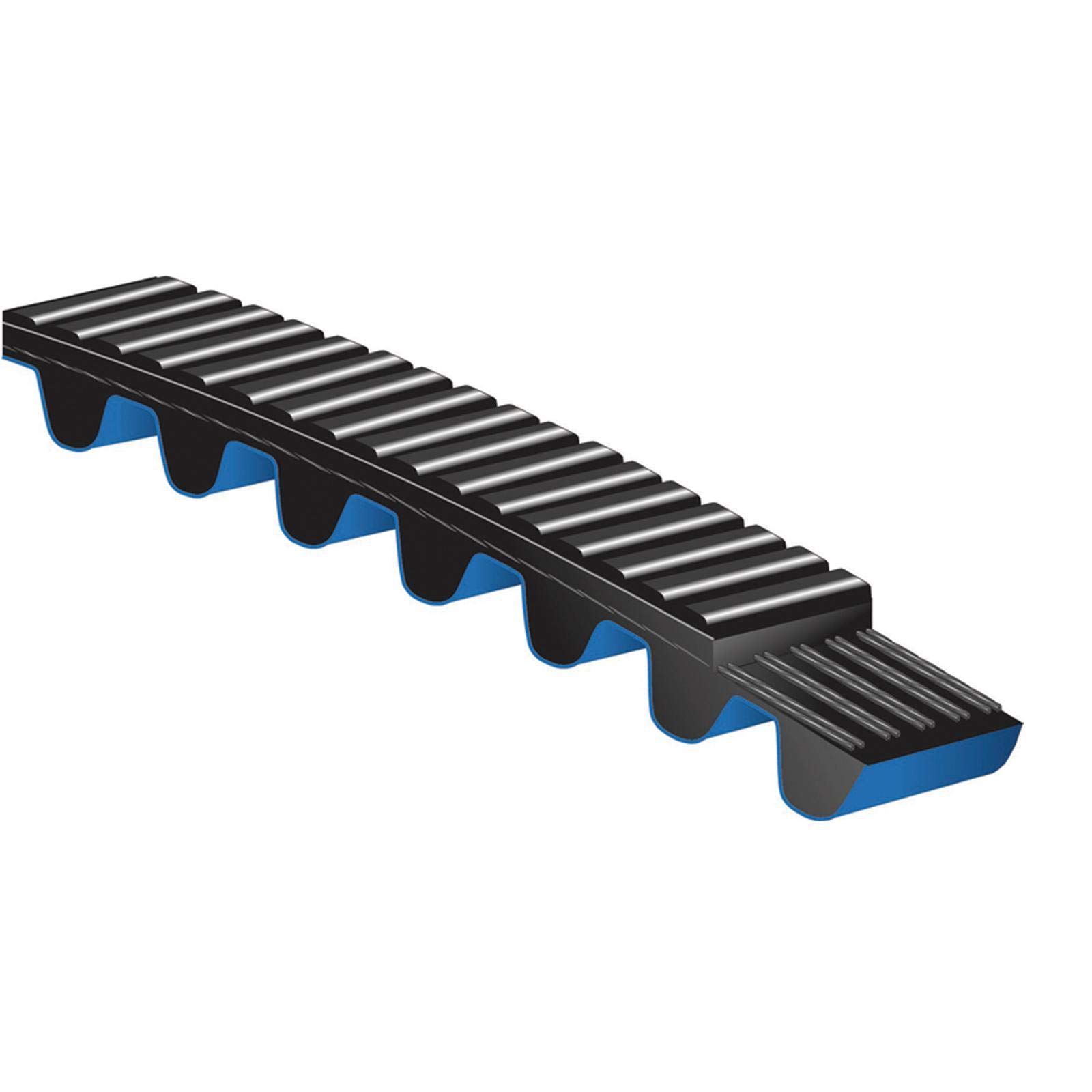 GATES 8MGT-800-21 Carbon Fiber GT Timing Belt - 100 Teeth, 21mm Width, 8mm Pitch, Oil Resistant Polyurethane for Industrial Machinery & Automotive Applications