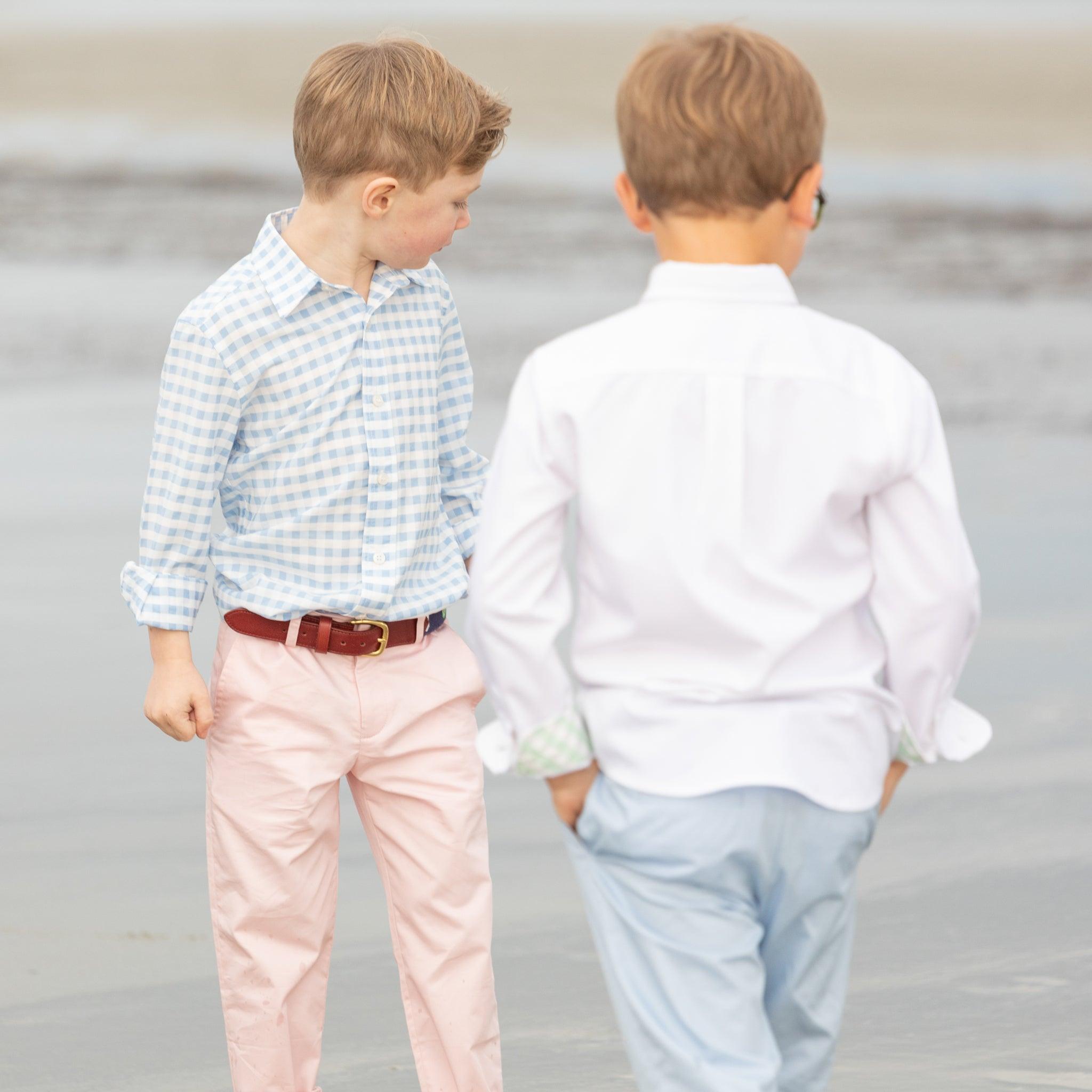 Premium Bradford Trousers in Bailey's Bay Blue - Comfortable Men's Dress Pants for Office & Business Casual Wear
