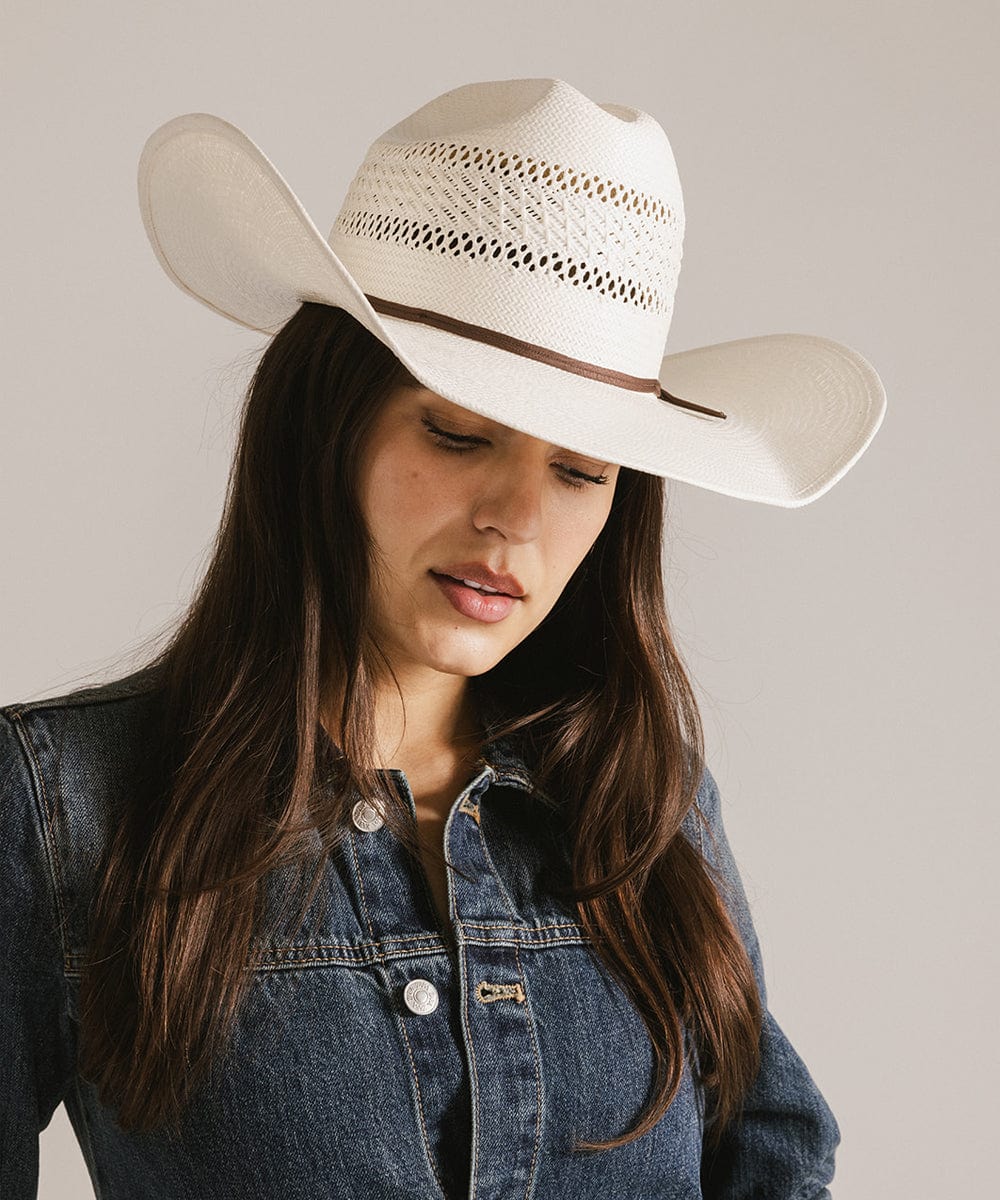 Oakley Straw Cowboy Hat for Men & Women - Western Style Sun Hat with UPF Protection - Perfect for Rodeo, Outdoor Festivals & Beach Vacations