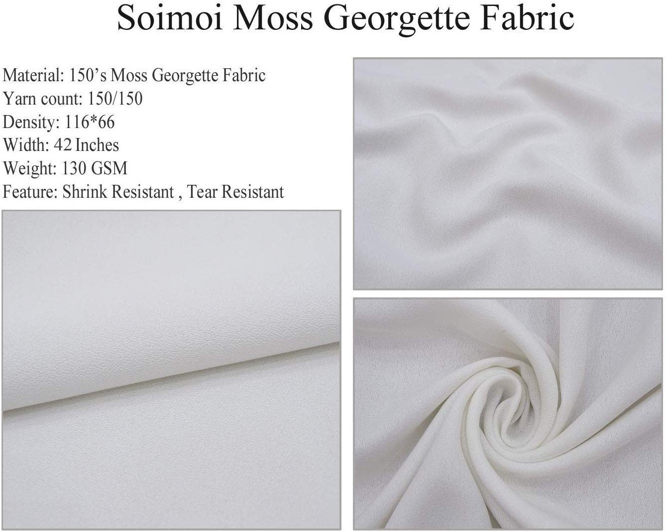 Soimoi Moss Georgette Brown Fabric by The Yard - 42 Inch Wide Diagonal Line Geometric Printed Textile for Fashion Design, DIY Crafts & Home Decor - Modern Pattern Fabric for Dresses, Curtains & Sewing Projects
