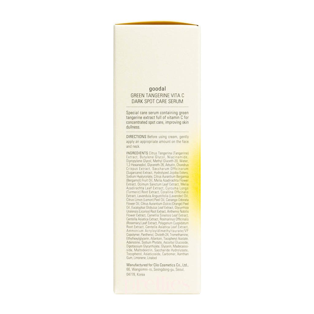 Goodal Green Tangerine Vita C Dark Spot Serum 40ml - Brightening Facial Treatment for Hyperpigmentation & Uneven Skin Tone | Perfect for Daily Skincare Routine & Nighttime Use