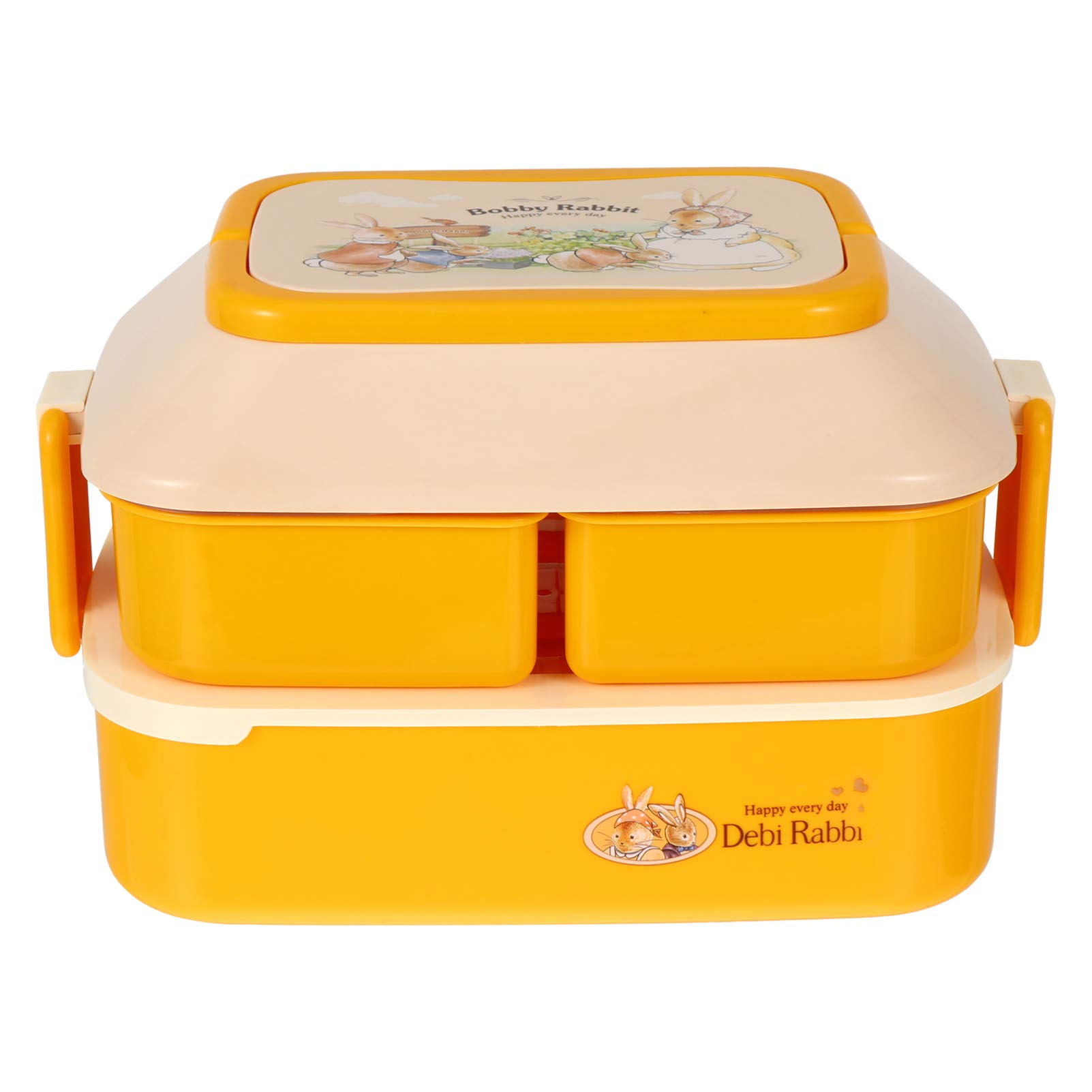 Insulated Kids Bento Box - 1pc Leakproof Lunch Container for School, Picnic & Travel | Reusable Food Storage Box with Lid (Orange) | Perfect for Meal Prep, Snacks & On-the-Go Dining