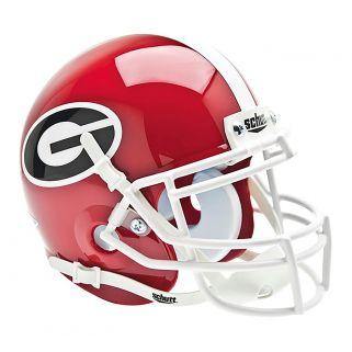 Georgia Bulldogs College Football Collectible Mini Helmet with Display Stand - Perfect for Game Day Decor, Sports Memorabilia Collection & Fan Gifts