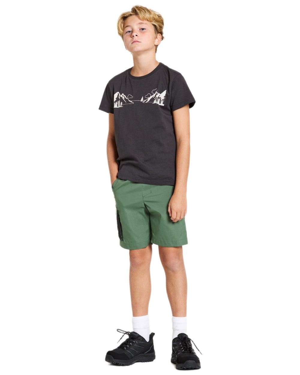 Didriksons Kids' Eken Shorts - Durable & Comfortable Boys' and Girls' Outdoor Play Shorts for Summer, Hiking, and Beach Adventures