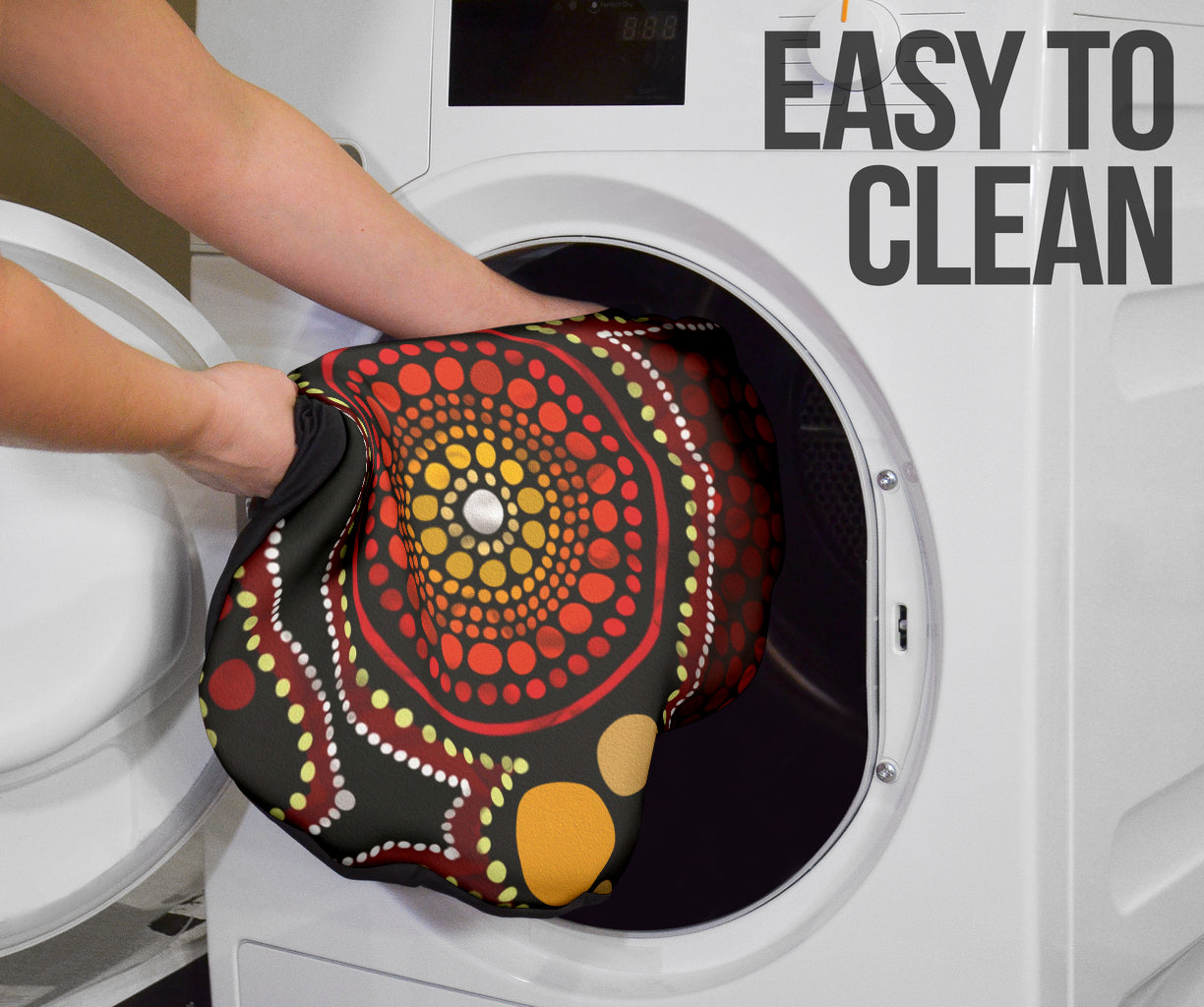 Authentic Australian Indigenous Circle Dot Car Seat Covers - Premium Quality 1 212501 | Perfect for SUV, Truck & Sedan Interior Protection & Style Upgrade