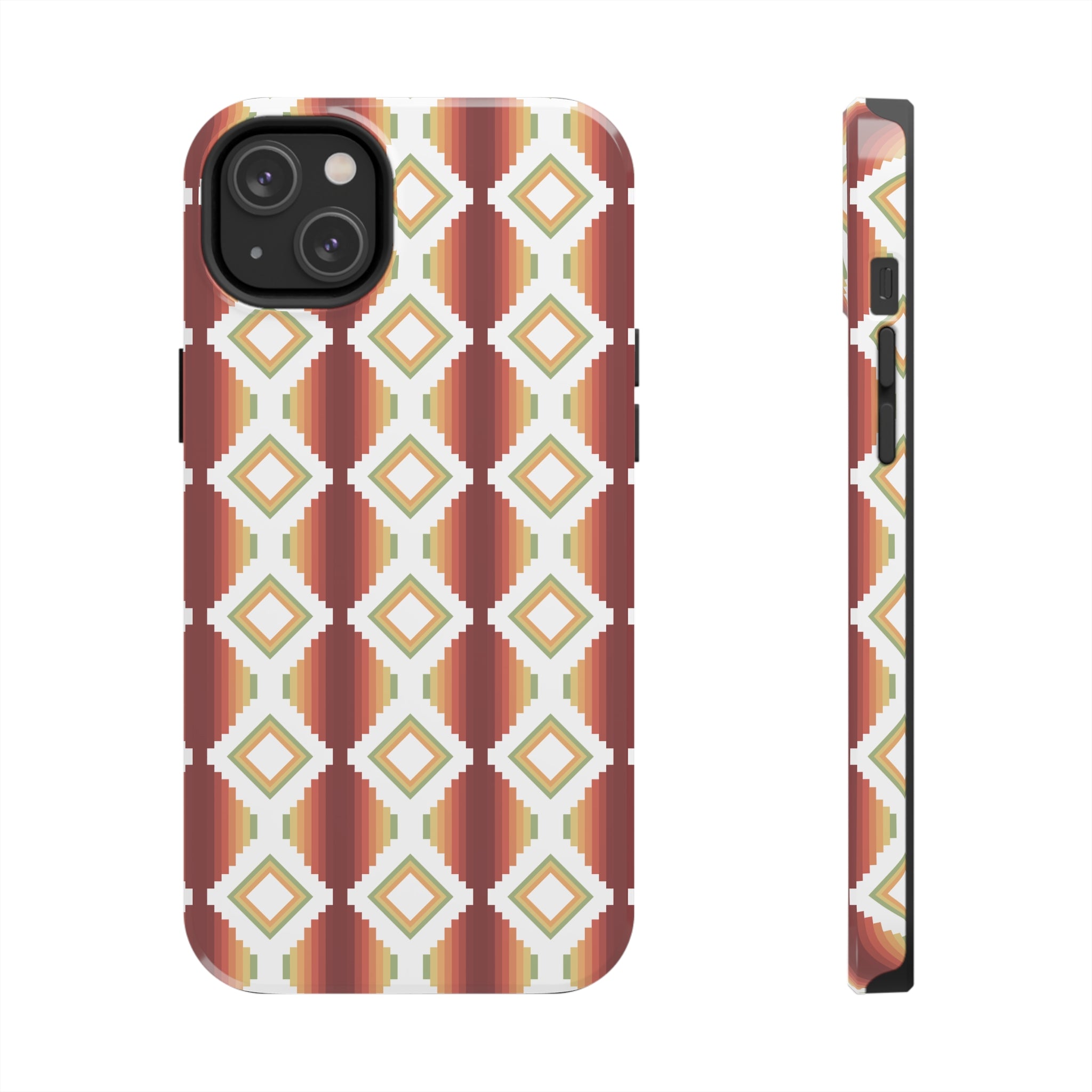 Durable Southwestern Rio Boho Hard Phone Case for iPhone & Samsung - Stylish Protection for Travel & Outdoor Adventures
