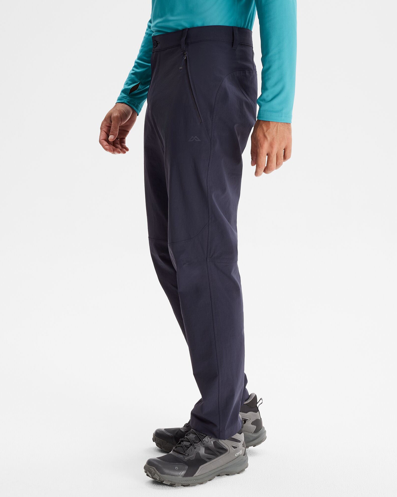 Men's Flinders Pants - Pure Navy Blue Outdoor Hiking & Travel Trousers for Adventure & Casual Wear