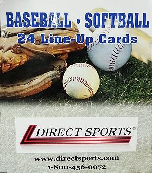 Glover's Baseball & Softball Lineup Cards - Durable Dry Erase Scorekeeping Sheets for Coaches & Umpires - Perfect for Games, Practices & Tournaments