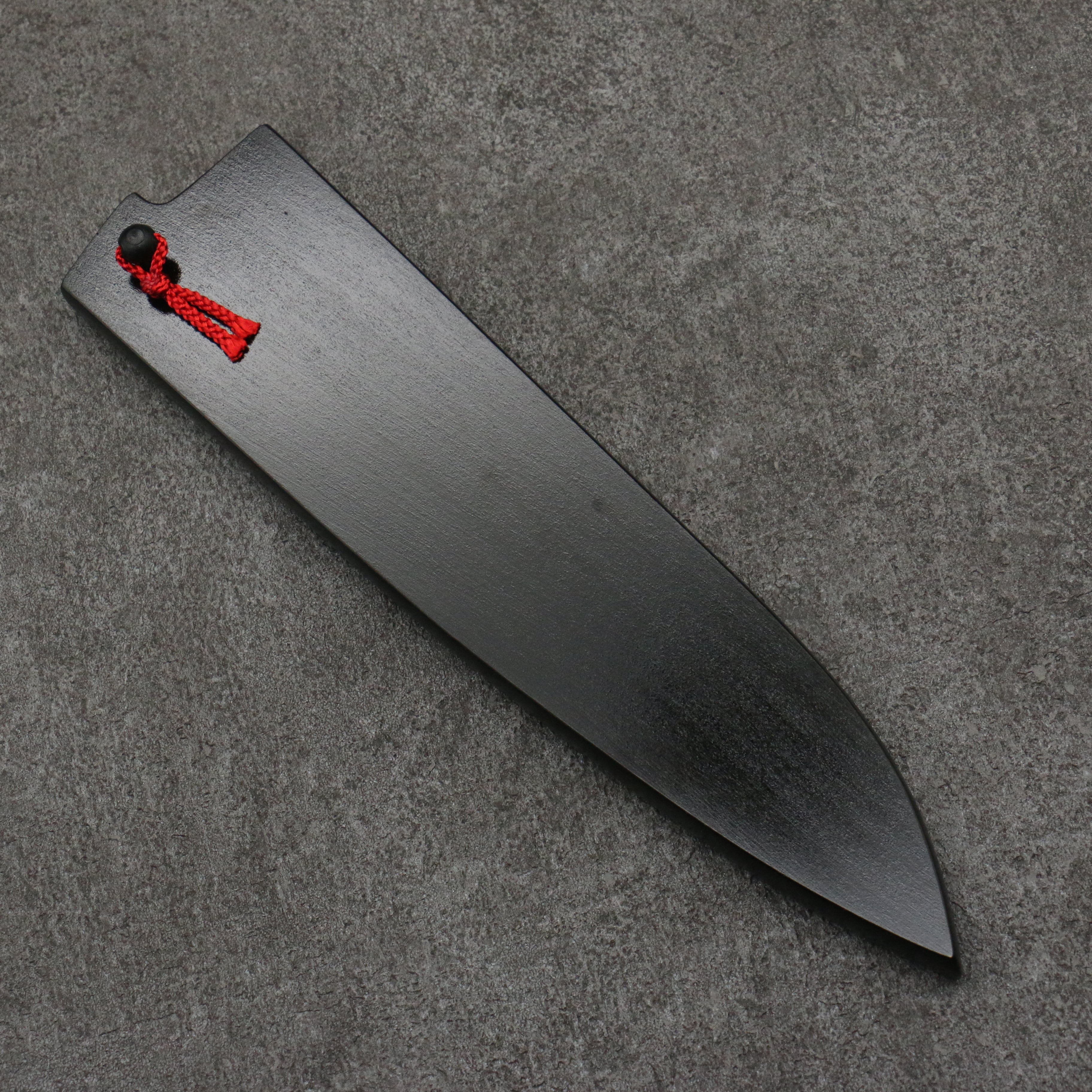 Premium Magnolia Wood Sheath for 210mm Gyuto Knife - Black Lacquered Finish | Japanese Kitchen Knife Cover for Protection & Storage | Perfect for Home Chefs & Professional Kitchens