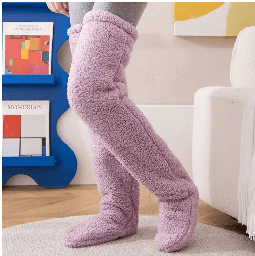 Ultra Soft Comfy Cozy Socks for Women & Men - Warm Winter Fuzzy Slipper Socks for Home, Office & Travel - Perfect Gift Idea
