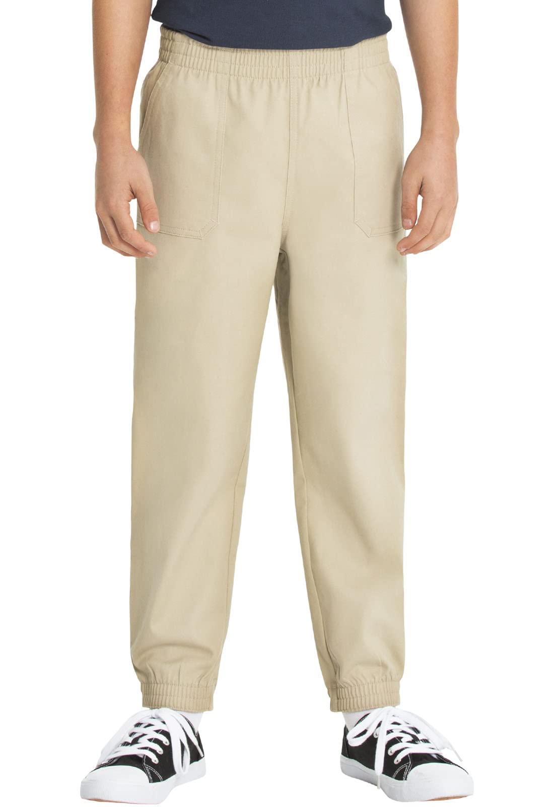 **Kids' School Uniform Pants - Comfortable Pull-On Design for Boys & Girls - Perfect for Classroom, Daily Wear & School Activities**