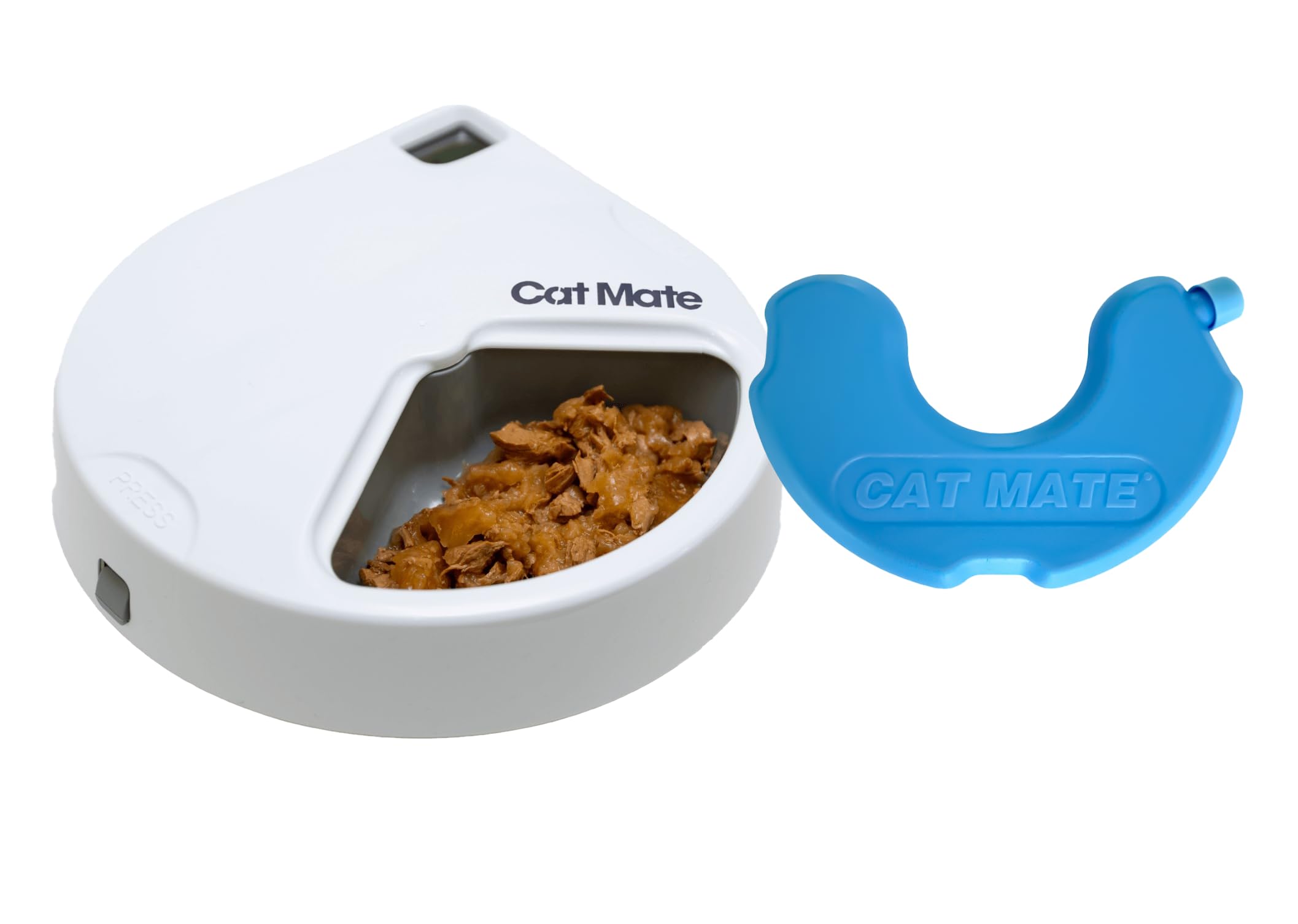 Automatic 3-Meal Pet Feeder with Digital Timer - Perfect for Cats & Small Dogs | Ideal for Vacation, Work Trips & Busy Pet Owners | Keep Your Pets Fed on Schedule