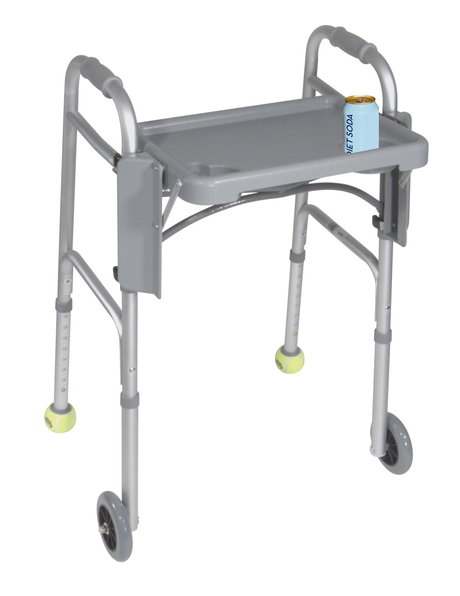 Foldable Walker Tray for Seniors & Elderly - Lightweight & Sturdy Portable Table for Mobility Aids - Perfect for Meals, Reading & Activities on the Go