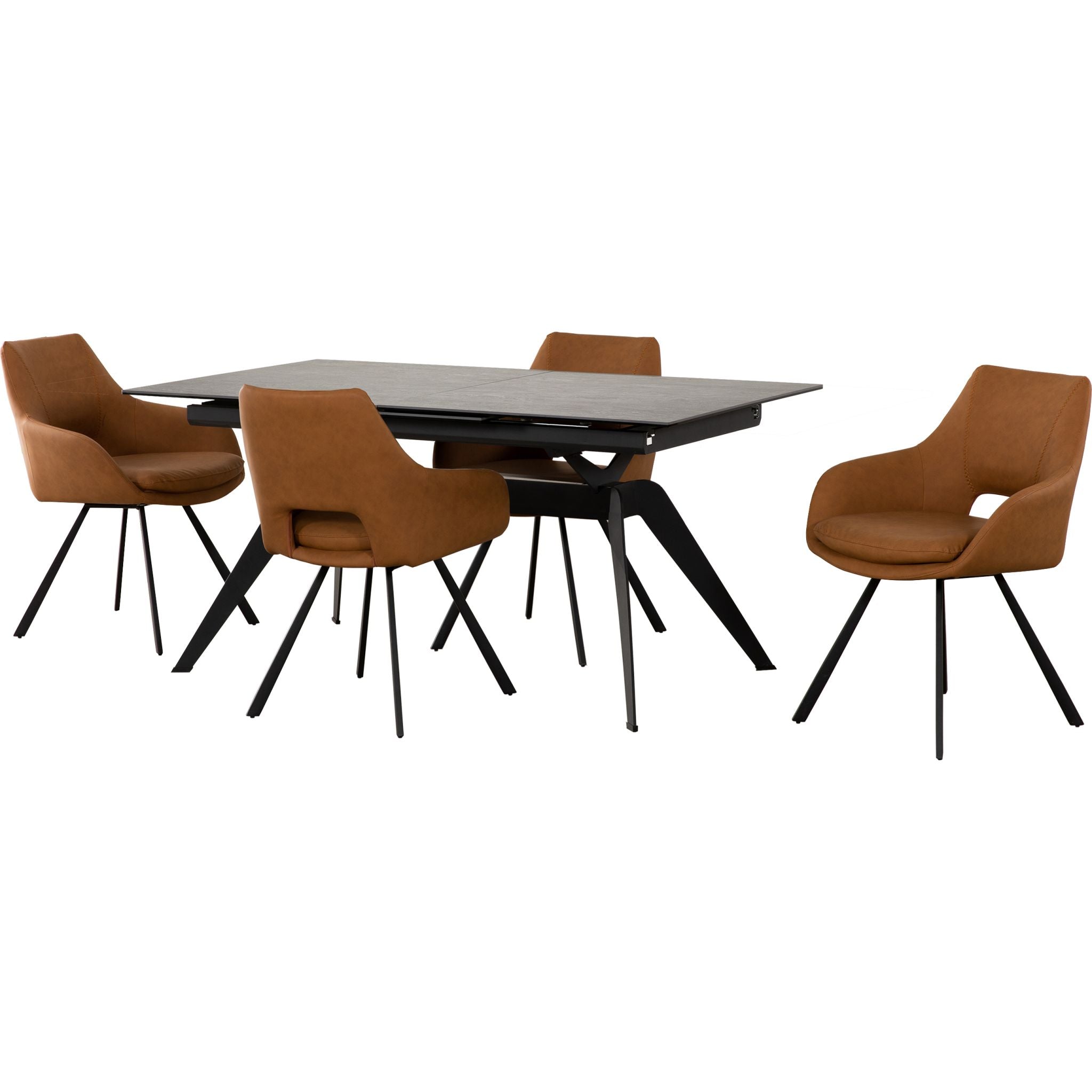 Premium 5-Piece Amaze Dining Set - Modern Kitchen & Dining Room Tableware for Family Meals, Dinner Parties & Entertaining Guests