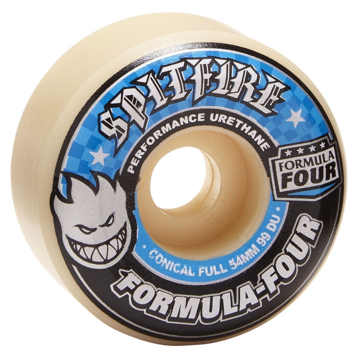 SPITFIRE F499 54mm Conical Full Skateboard Wheels - High Performance for Street and Park Skating