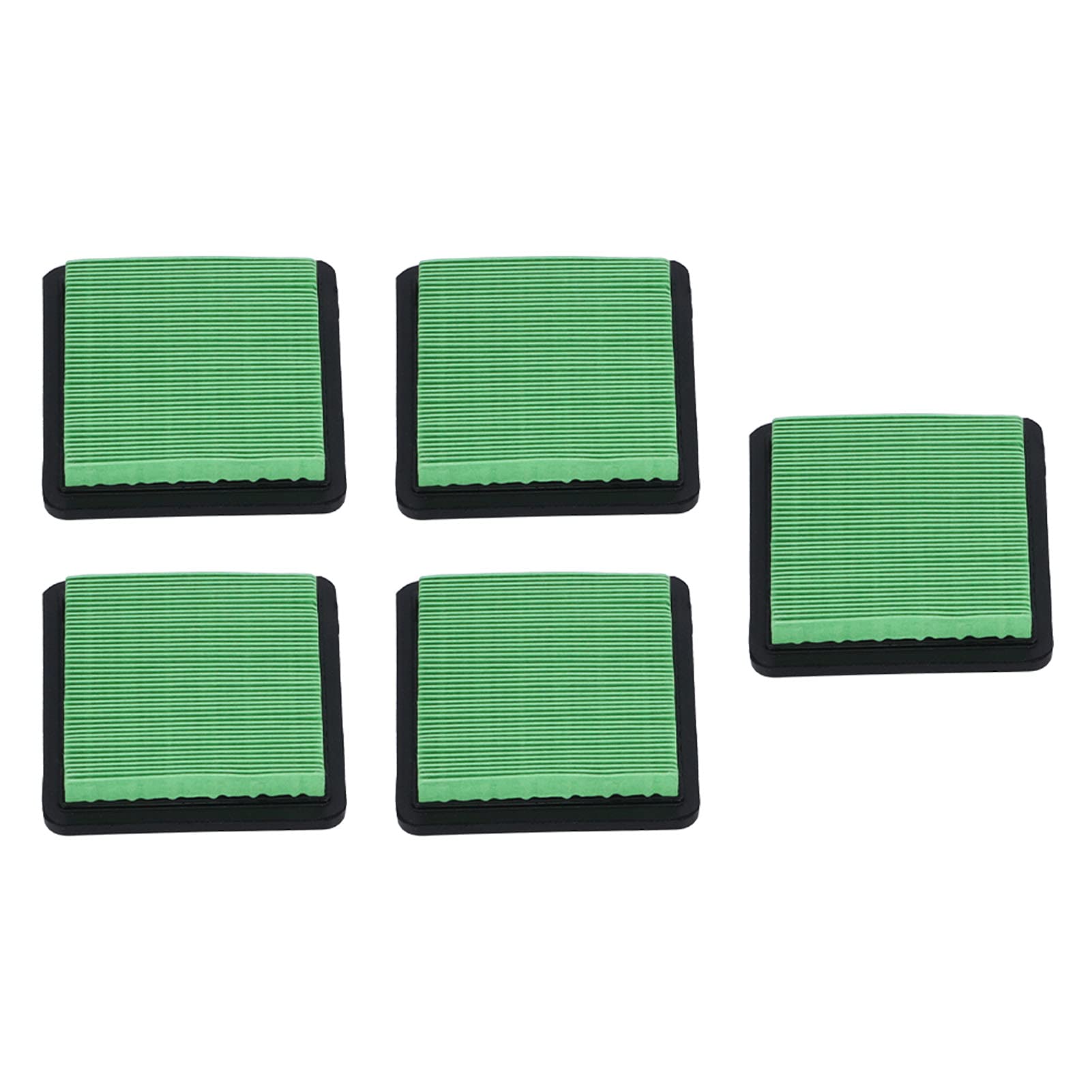 5Pcs Flat Air Filter Cartridge Element Vinyl Paper 491588 - Replacement Air Filters for High Pressure Washer Water Pump - Compatible with Pressure Washers, Cleaning Equipment & Outdoor Power Tools