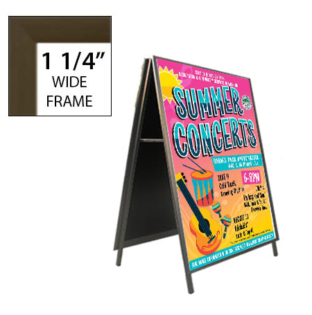24x72 A-Frame Sign Holder with 1 1/4