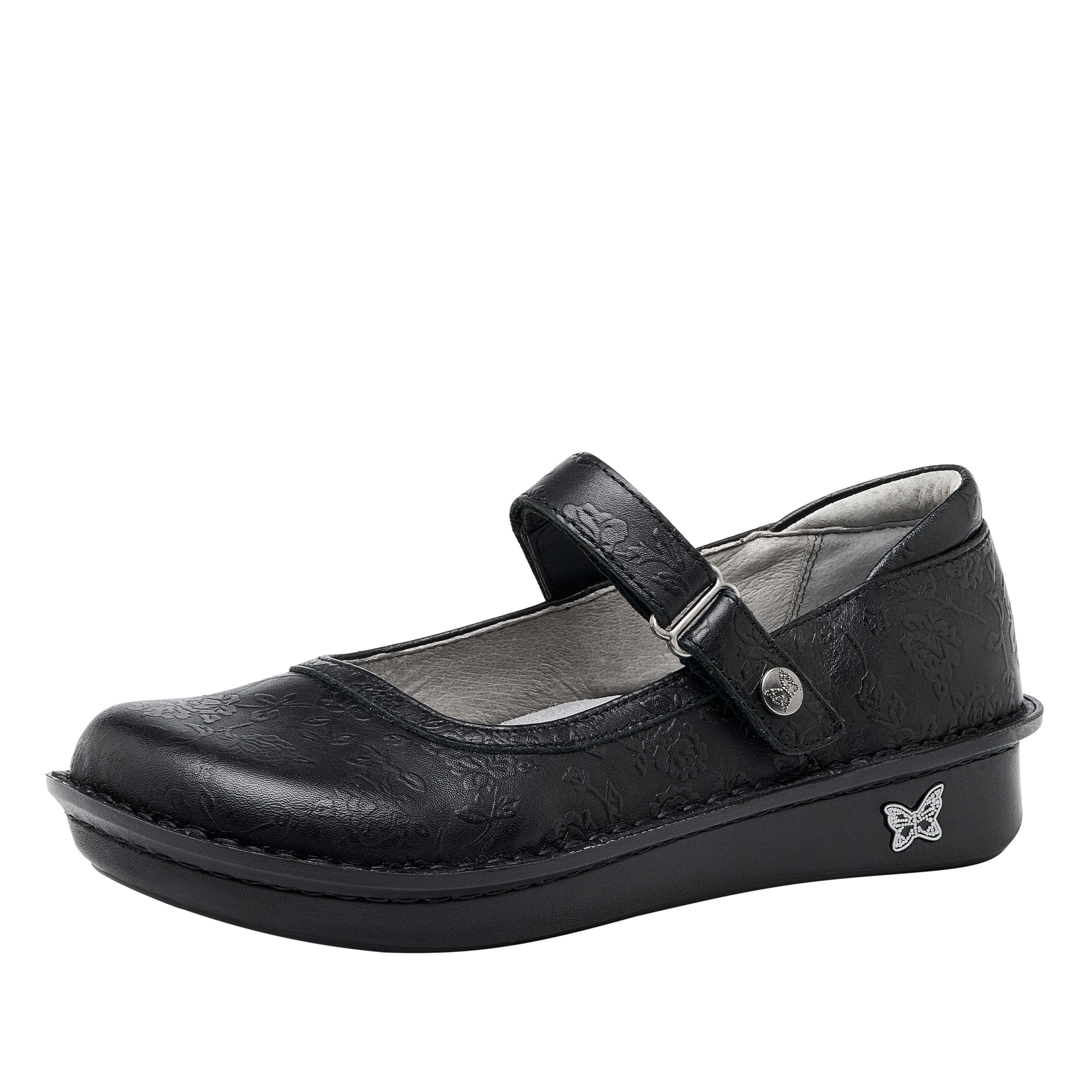 Alegria Belle Women's Mary Jane Slip-On Clogs - Comfortable Work Shoes for Nurses, Teachers & Professionals - Non-Slip Support for All-Day Wear - Ideal for Healthcare, Office & Walking