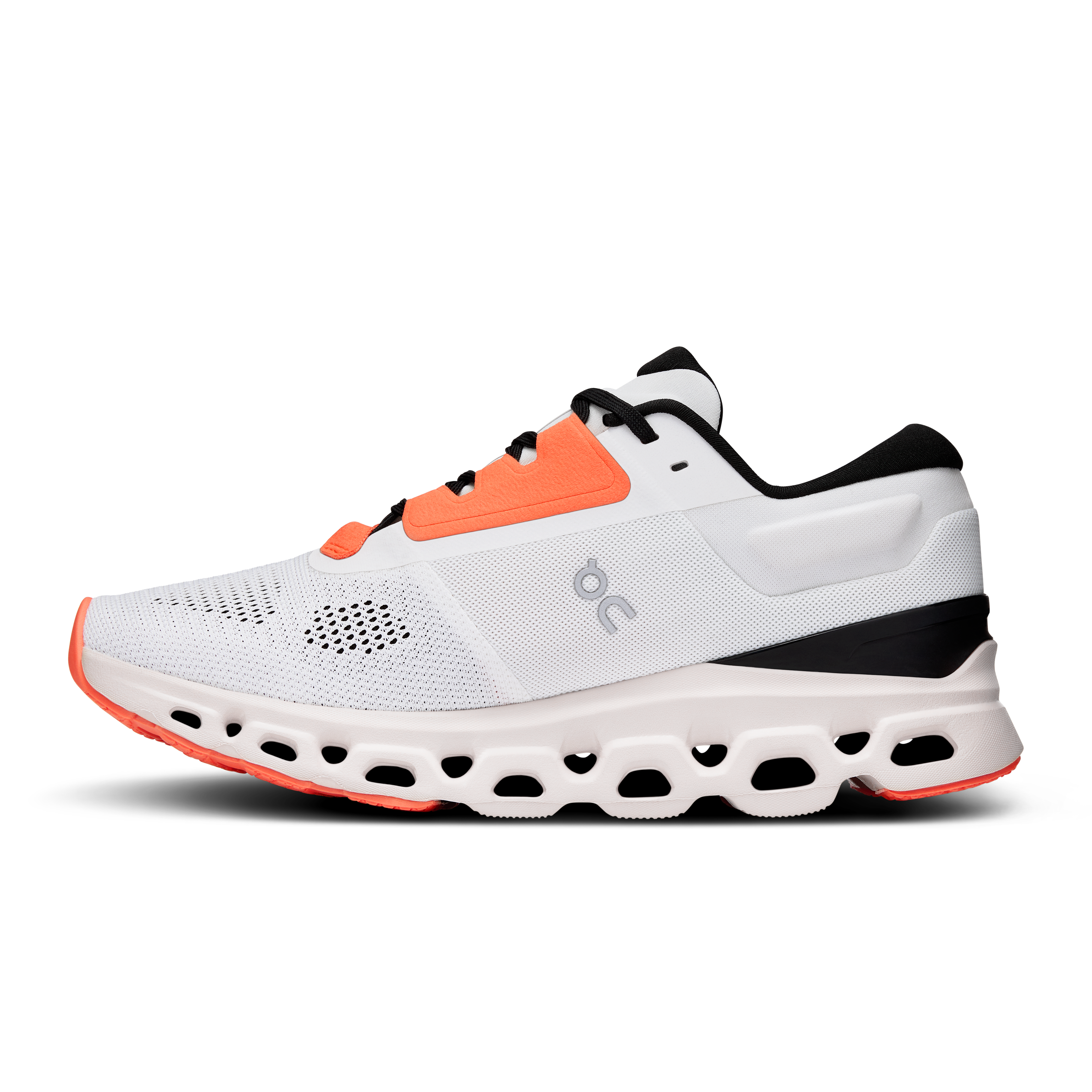 On Running Women's Cloudstratus 3 Running Shoes - White/Sand - Lightweight Cushioned Sneakers for Road Running & Trail Jogging