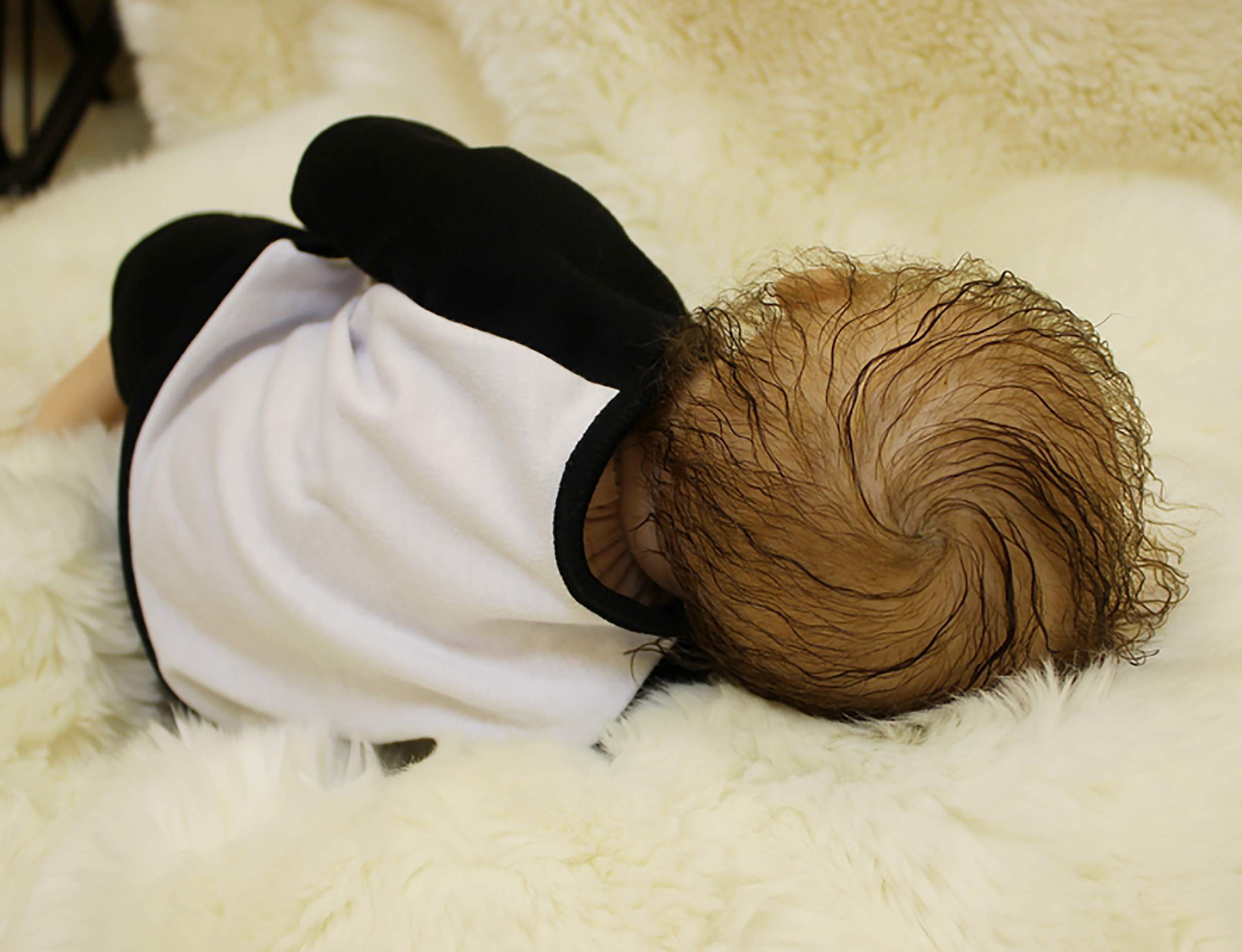 ZIYIUI 20 Inch Realistic Reborn Baby Doll - Soft Silicone Vinyl Toy for Christmas Gifts & Nursery Decor