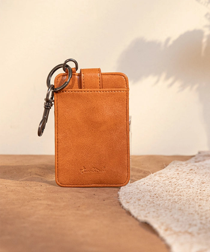 Montana West Genuine Leather Tooled Studded Card Holder - Slim Wallet for Credit Cards & ID - Perfect for Travel, Everyday Use & Gifts