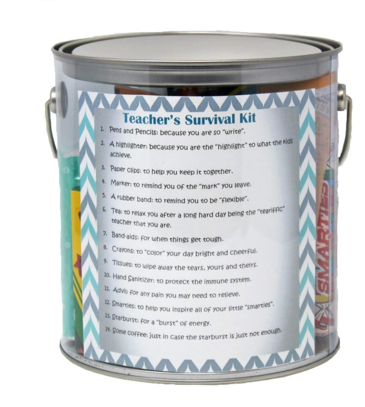 Teacher Survival Kit Gift - Back to School Essentials for New Educators | Classroom Use